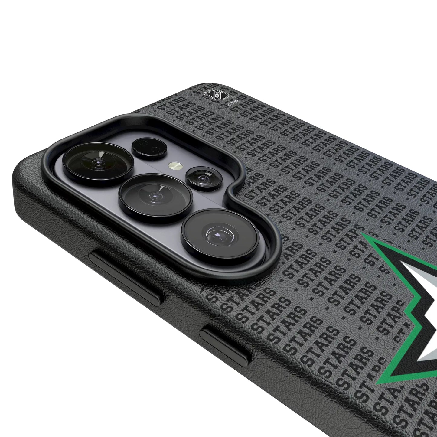 Dallas Stars Text Backdrop MagSafe Compatible Phone Case for Samsung Galaxy