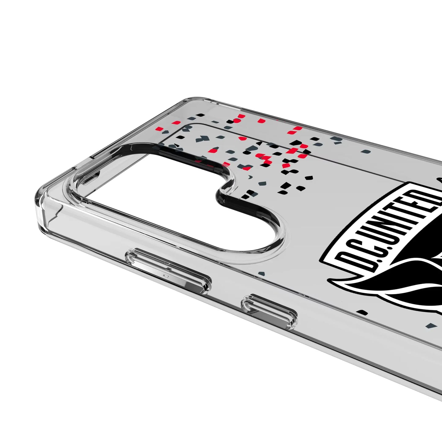 DC United Confetti Clear Phone Case for Samsung Galaxy