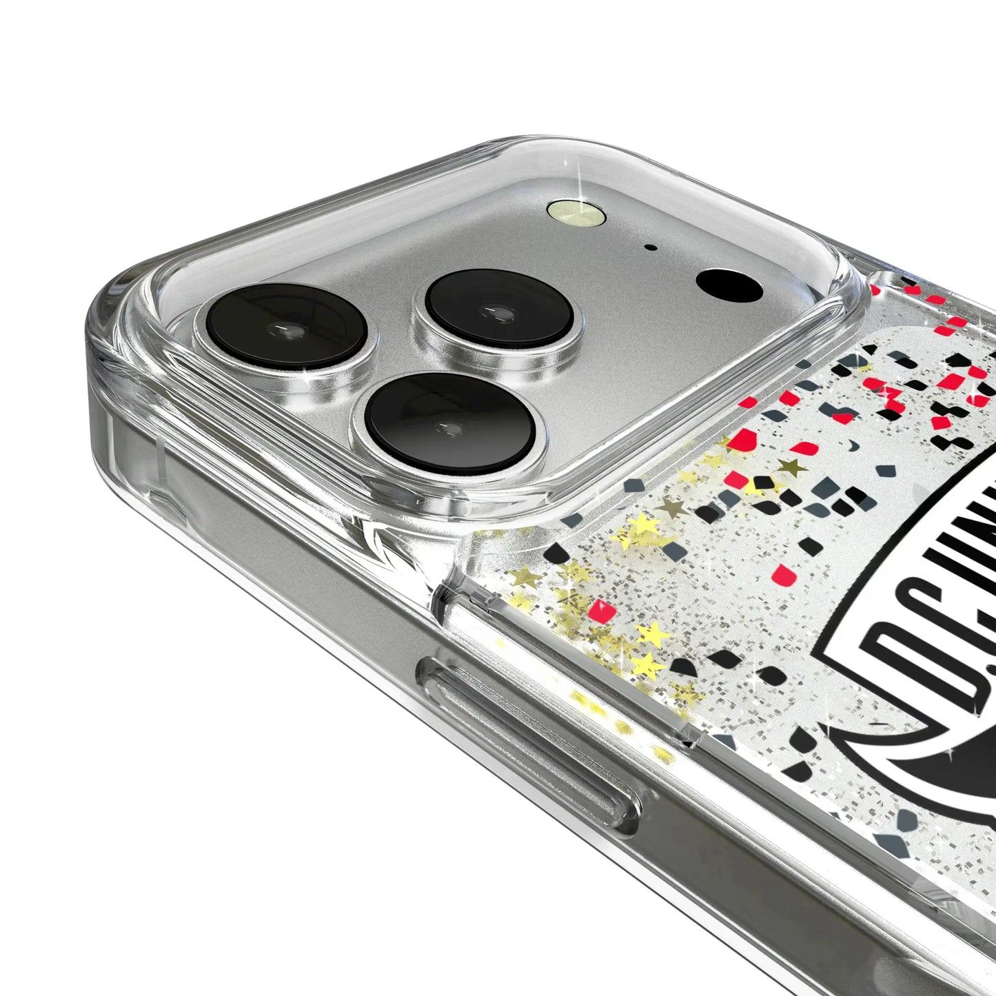 DC United Confetti Glitter Phone Case for Apple iPhone