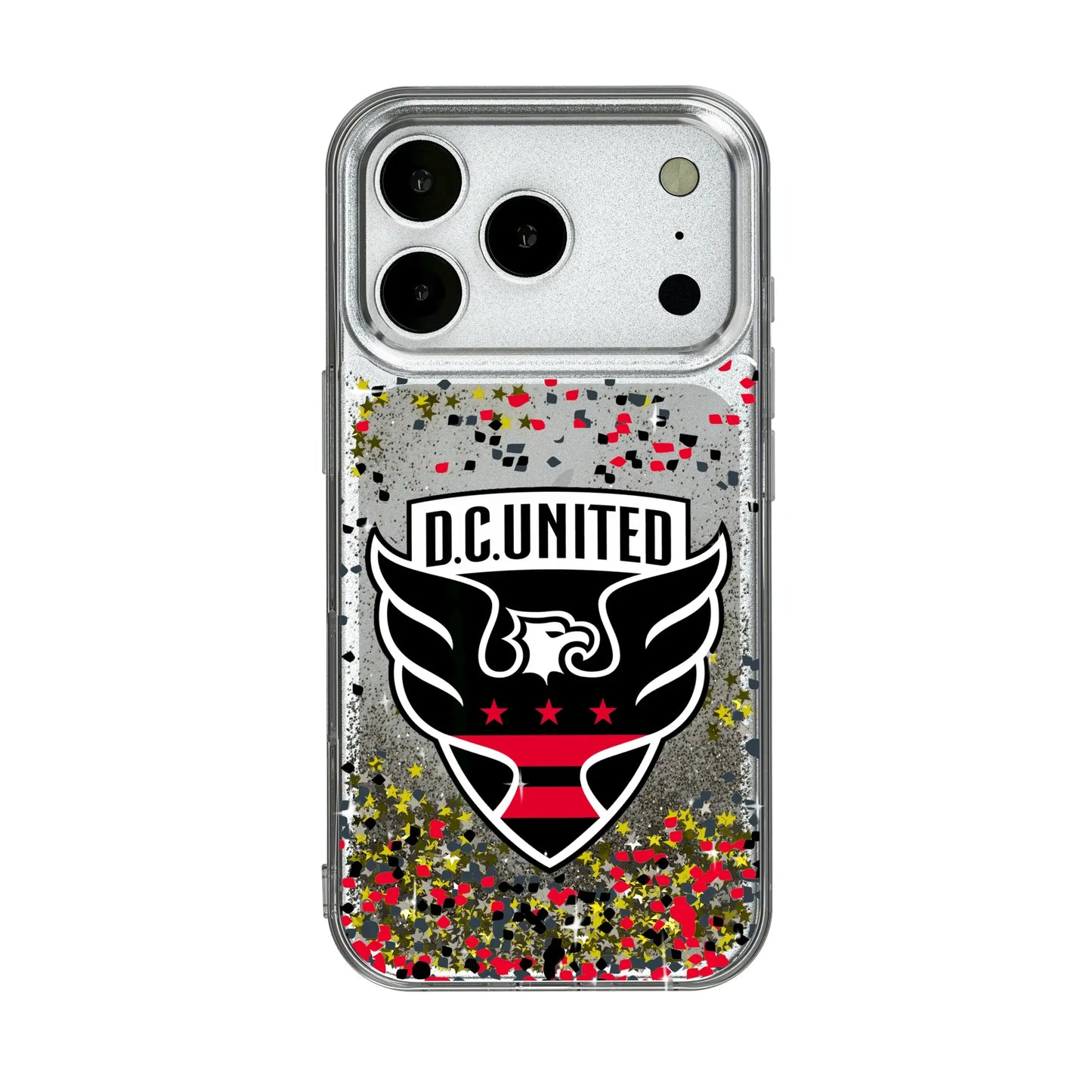DC United Confetti Glitter Phone Case for Apple iPhone
