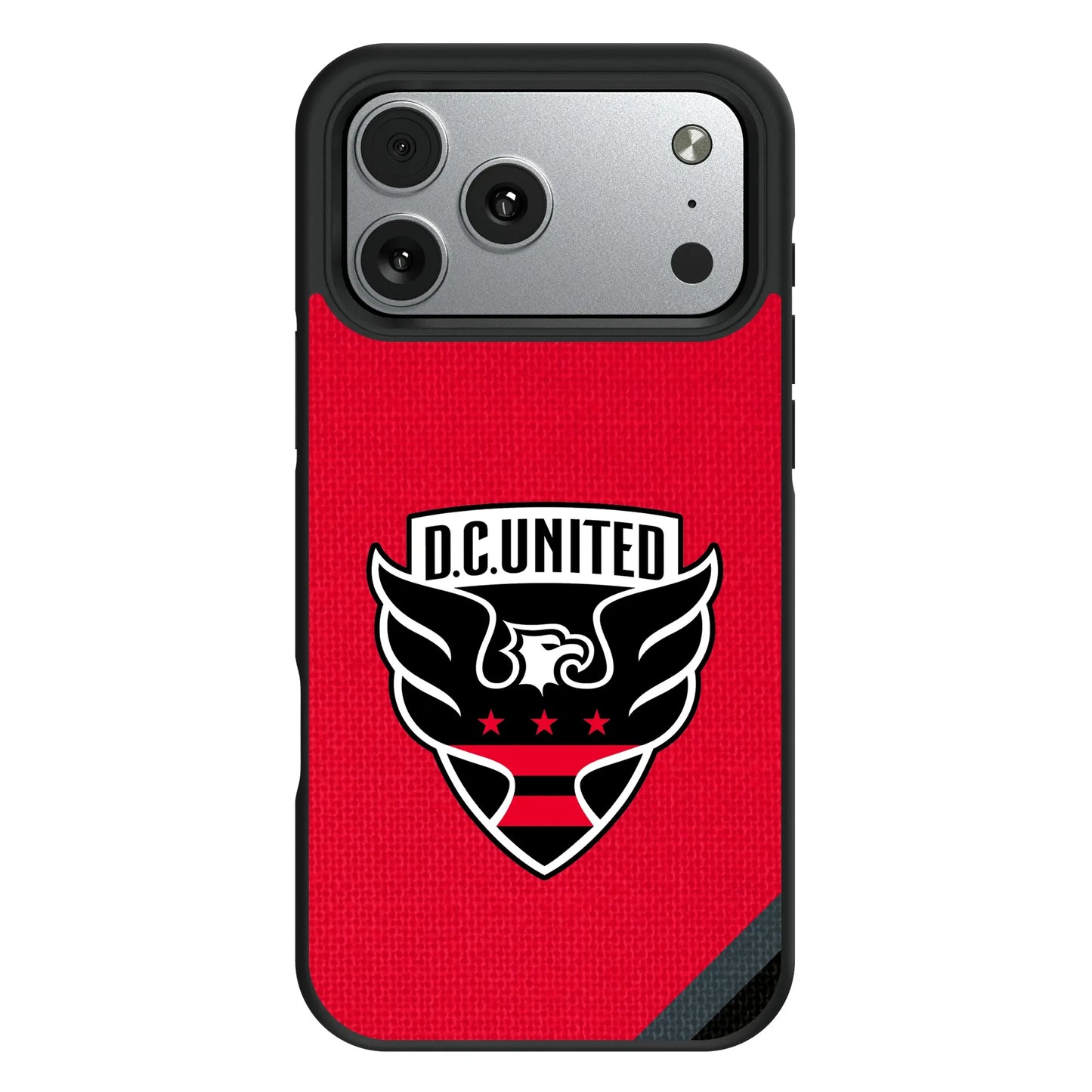 DC United Diagonal Stripe Bump Phone Case for Apple iPhone