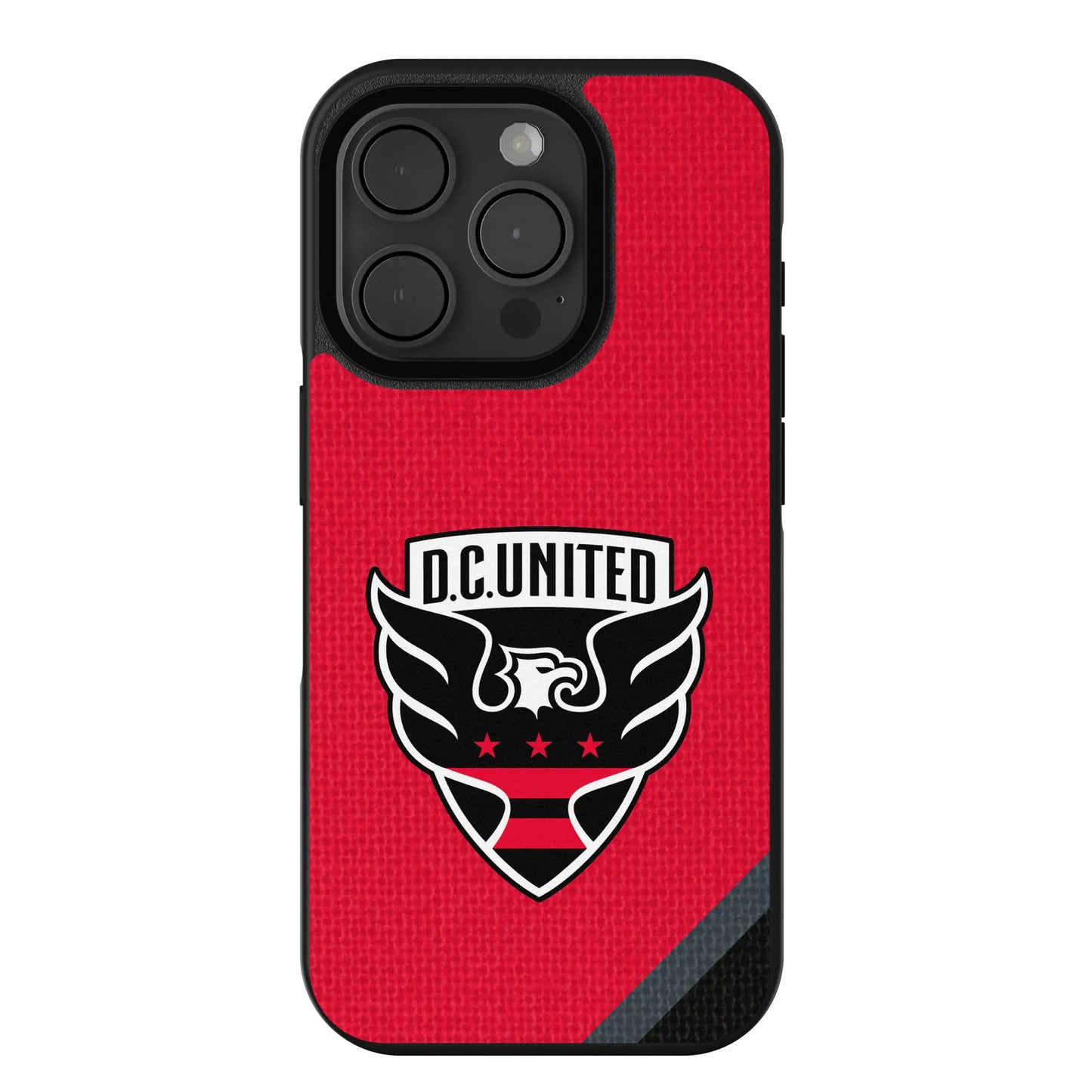 DC United Diagonal Stripe Bump Phone Case for Apple iPhone