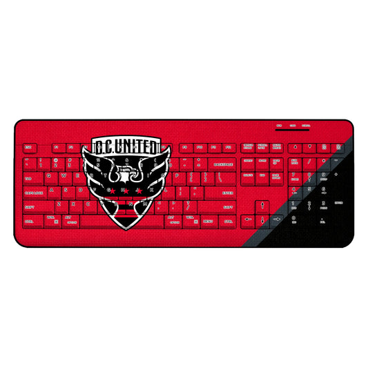 DC United Diagonal Stripe Wireless USB Keyboard