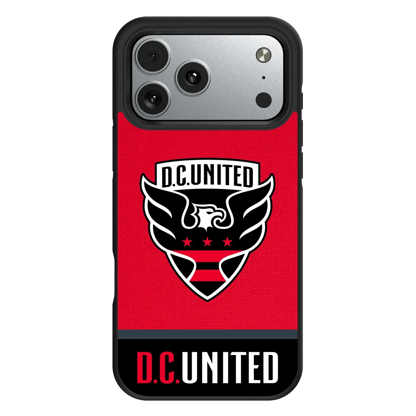 DC United Endzone Solid Bump Phone Case for Apple iPhone