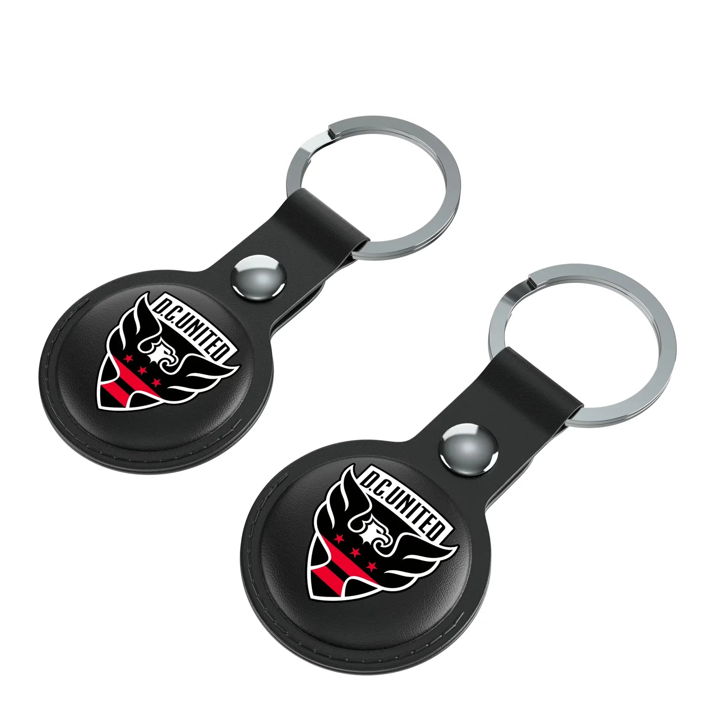 DC United Insignia Black Airtag Holder 2-Pack