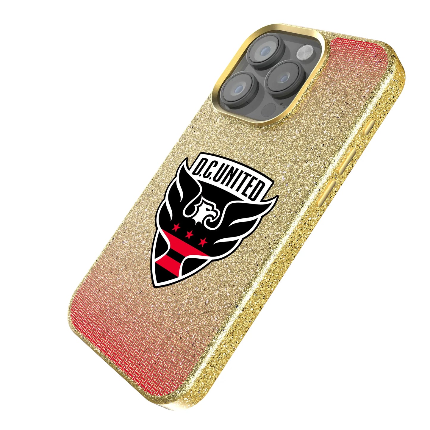DC United Linen Bling Phone Case for Apple iPhone