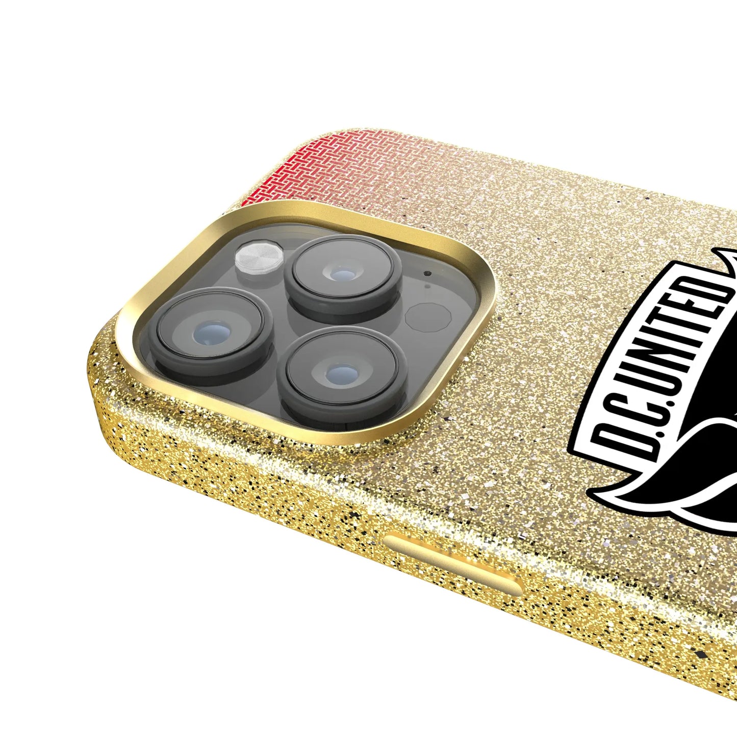 DC United Linen Bling Phone Case for Apple iPhone