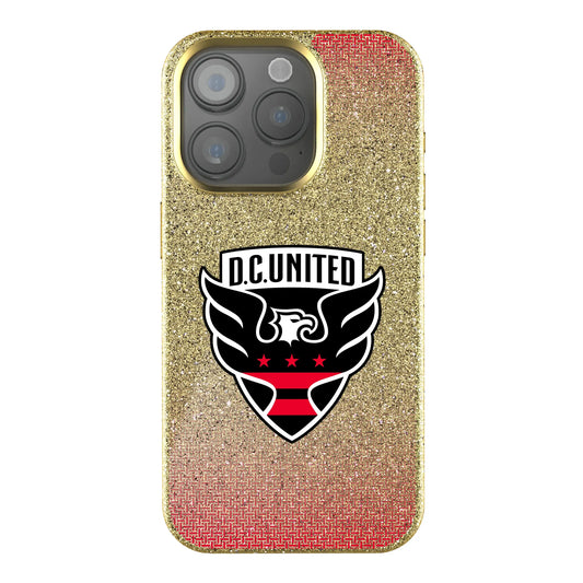 DC United Linen Bling Phone Case for Apple iPhone
