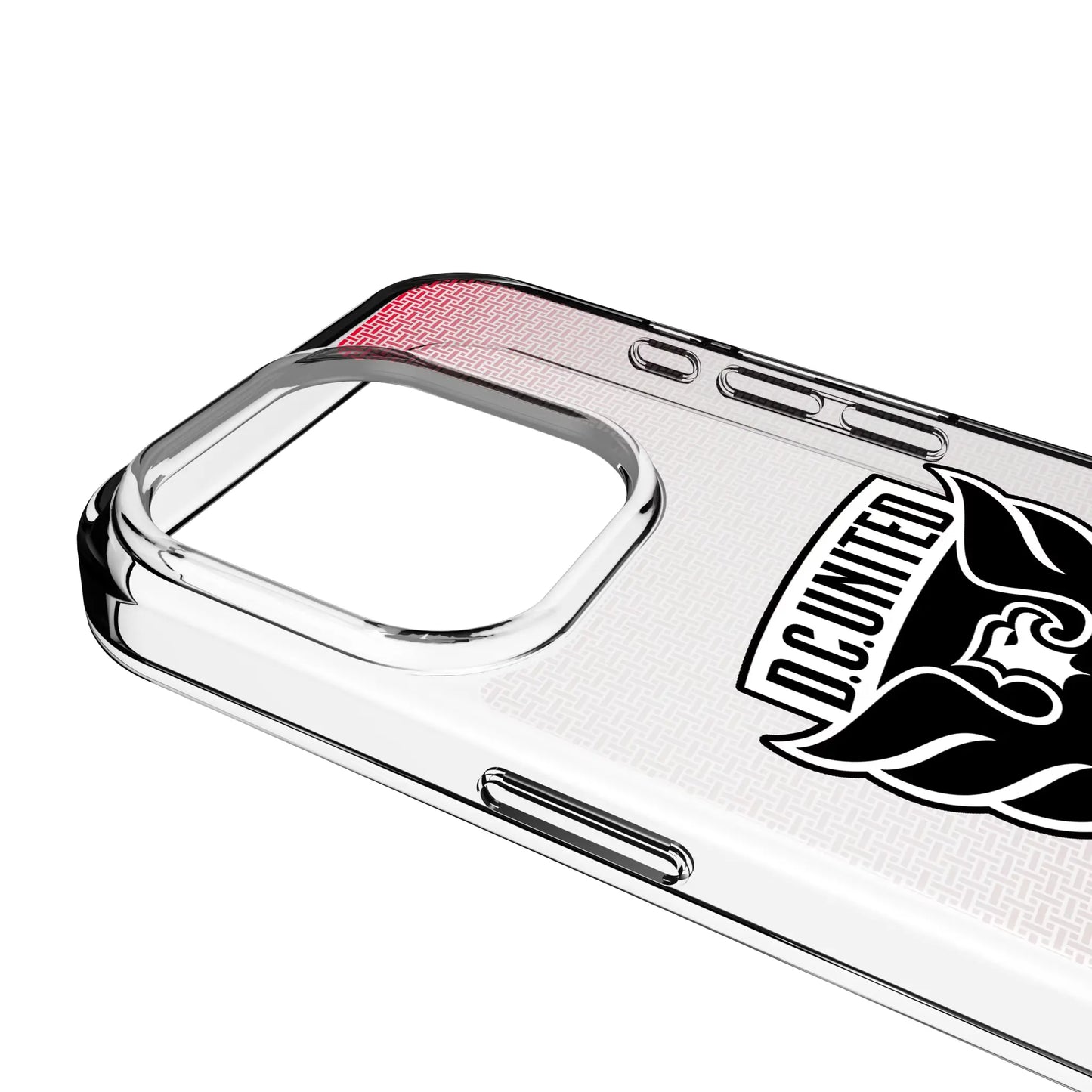 DC United Linen Clear Phone Case for Apple iPhone