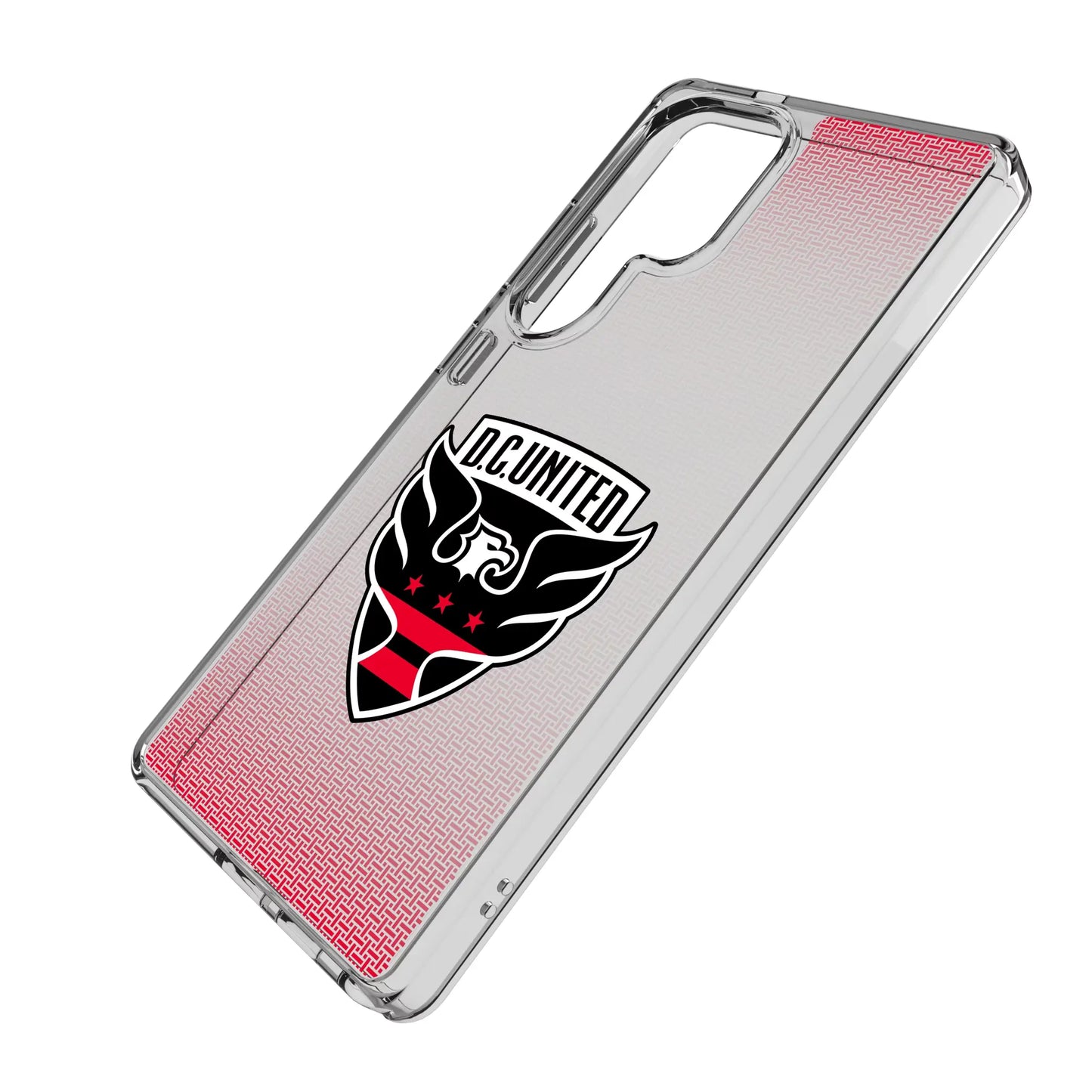 DC United Linen Clear Phone Case for Samsung Galaxy