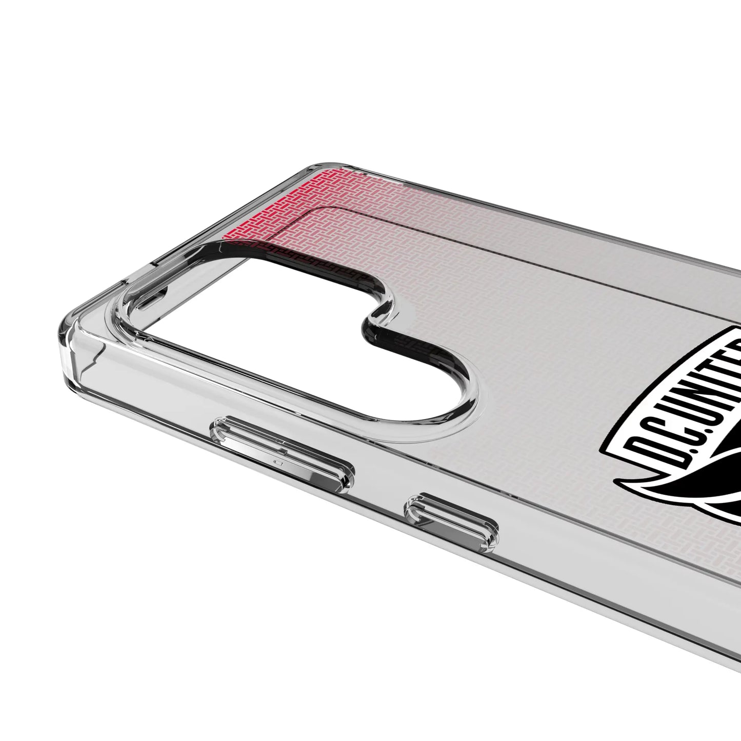 DC United Linen Clear Phone Case for Samsung Galaxy