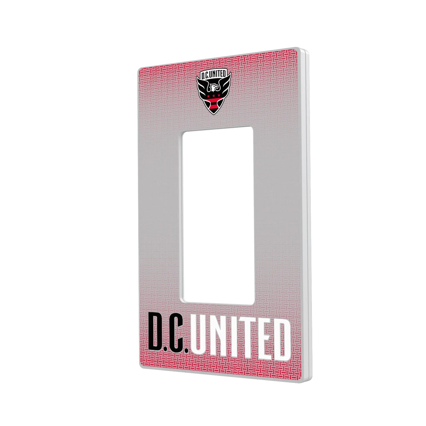 DC United Linen Hidden-Screw Light Switch Plate