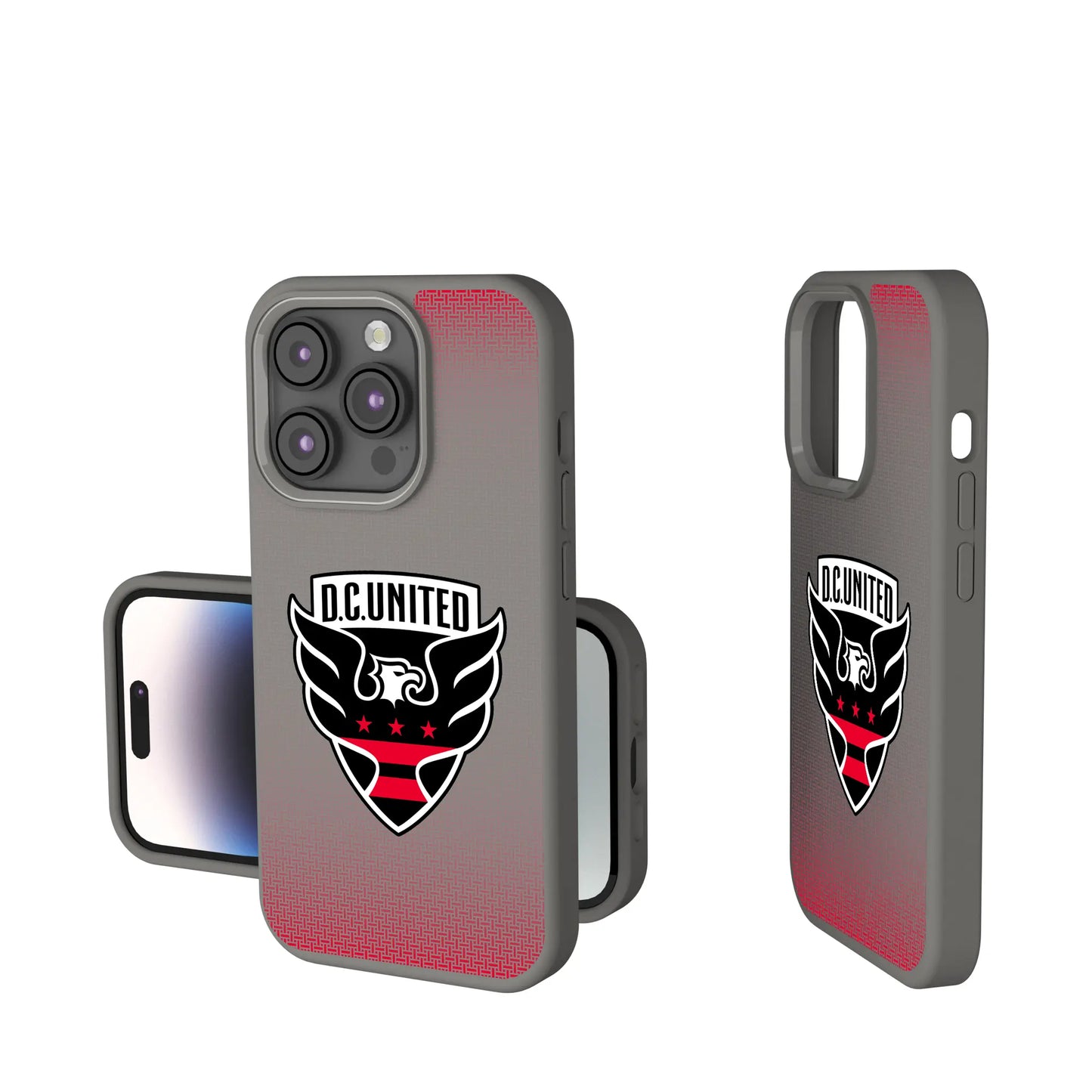 DC United Linen Soft Touch Phone Case for Apple iPhone