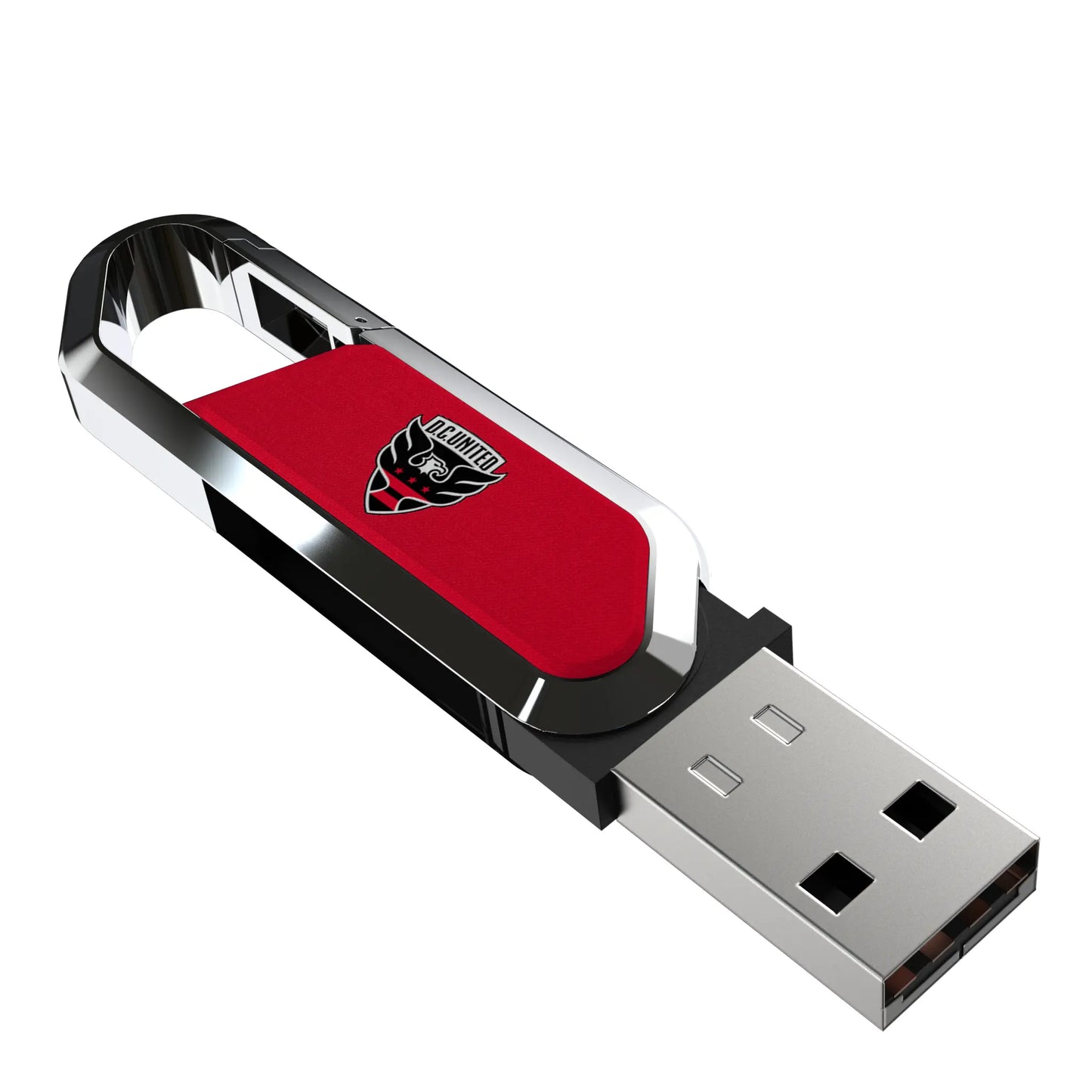 DC United Solid USB 64GB Clip Style Flash Drive