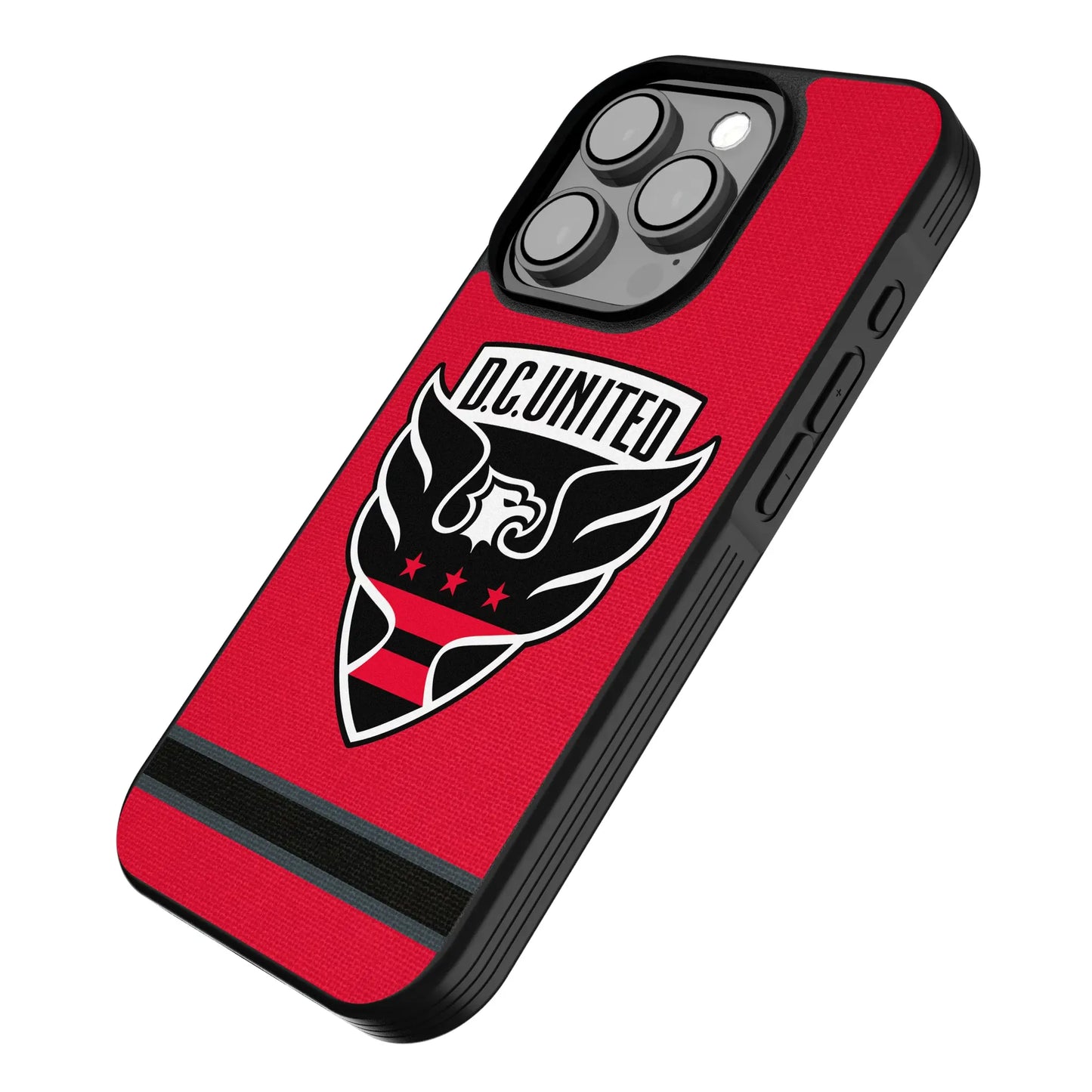 DC United Stripe Bump Phone Case for Apple iPhone