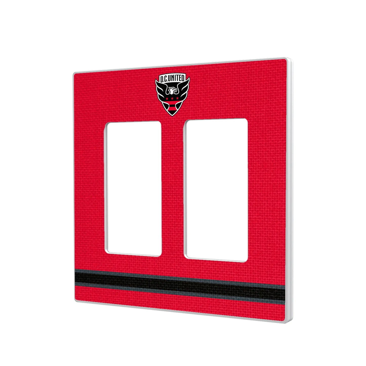 DC United Stripe Hidden-Screw Light Switch Plate