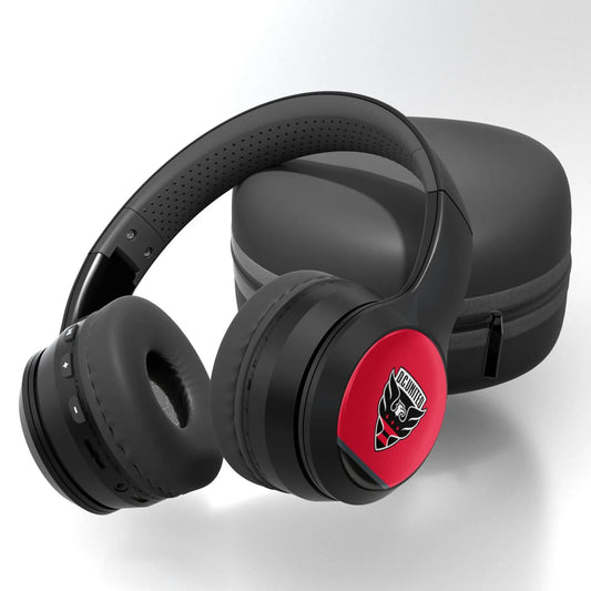 DC United Stripe Wireless Over-Ear BT Headphones With Case