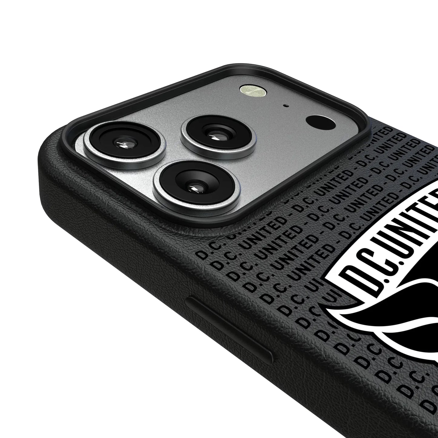 DC United Text Backdrop MagSafe Compatible Phone Case for Apple iPhone