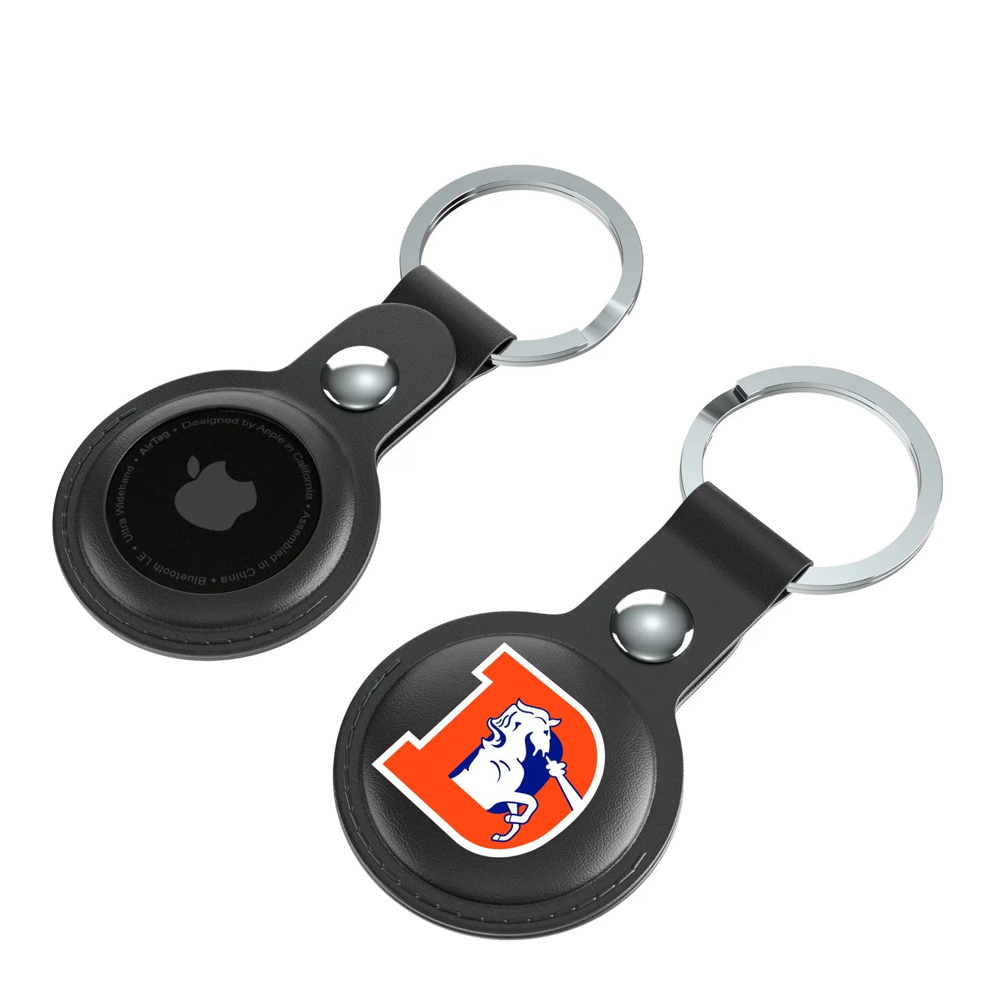 Denver Broncos 1993-1996 Historic Collection Insignia Black Airtag Holder 2-Pack