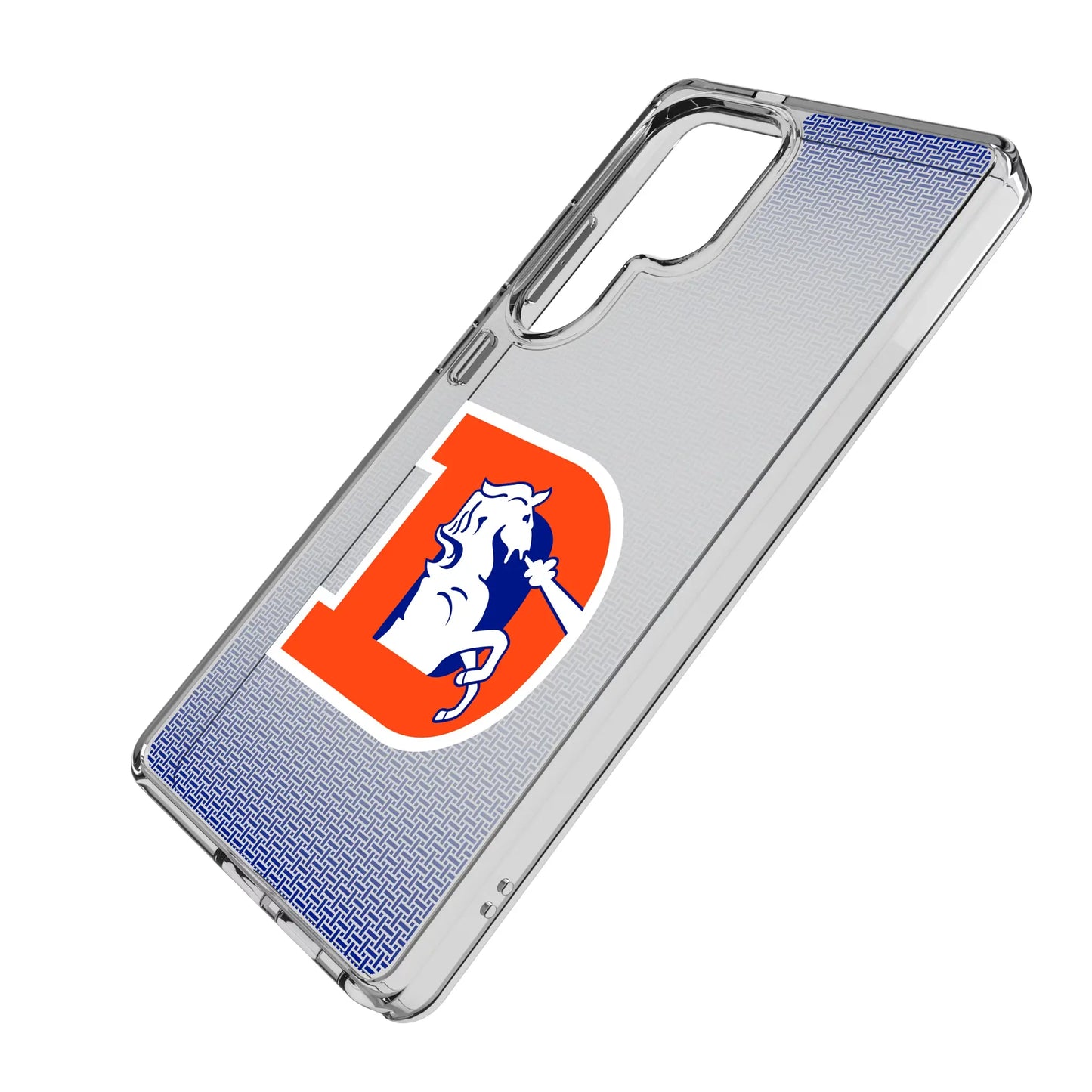 Denver Broncos 1993-1996 Historic Collection Linen Clear Phone Case for Samsung Galaxy