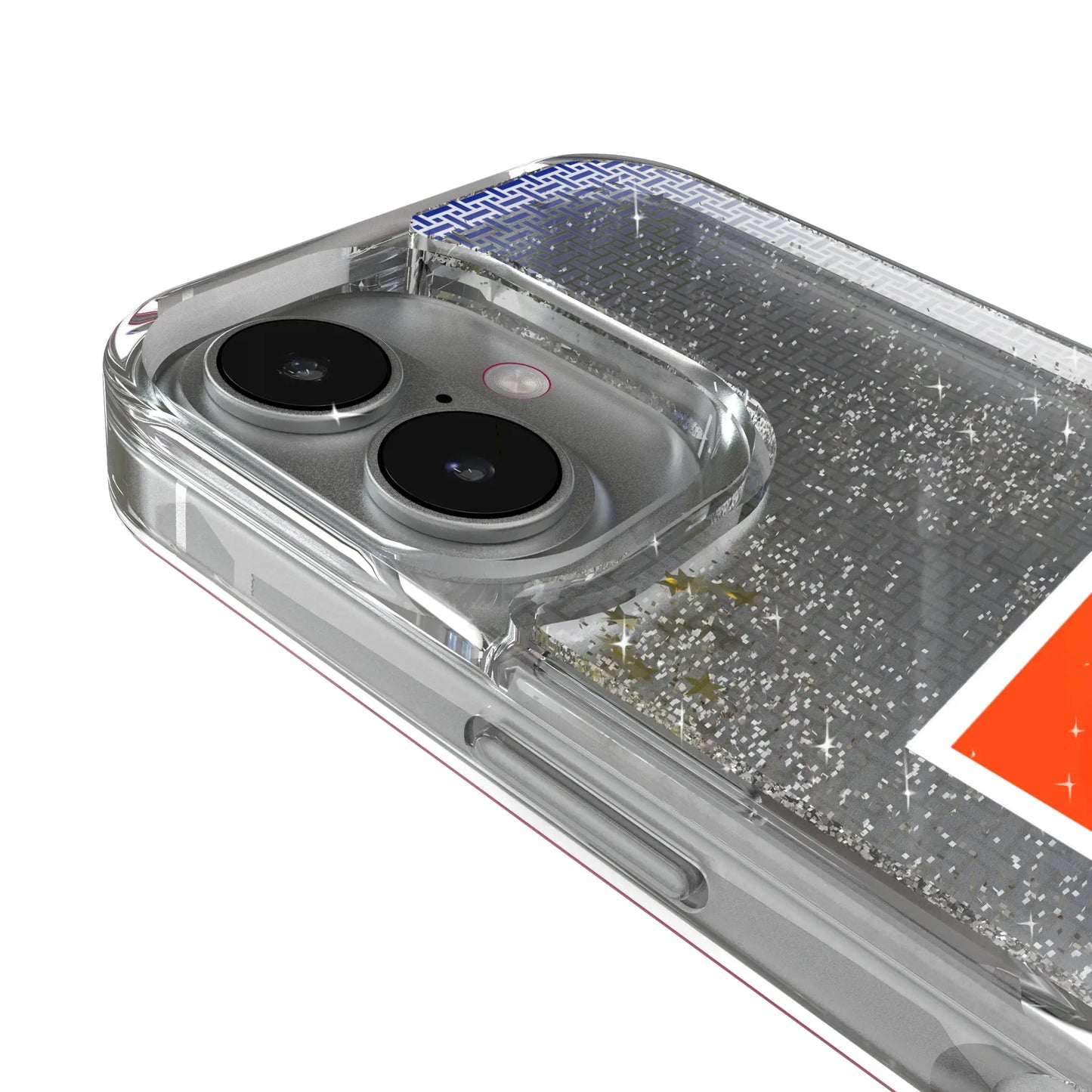 Denver Broncos 1993-1996 Historic Collection Linen Glitter Phone Case for Apple iPhone