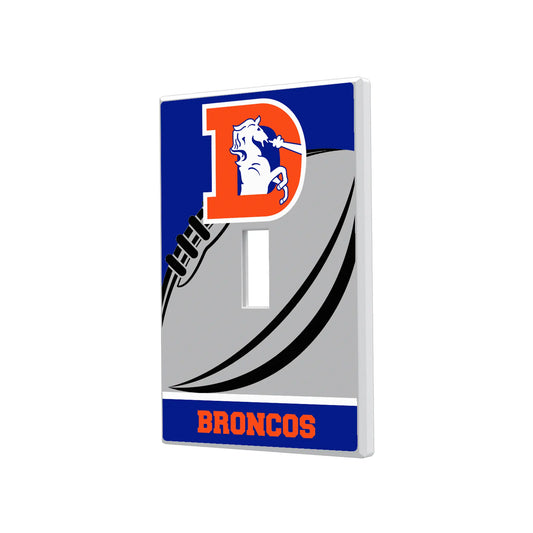 Denver Broncos 1993-1996 Historic Collection Passtime Hidden-Screw Light Switch Plate