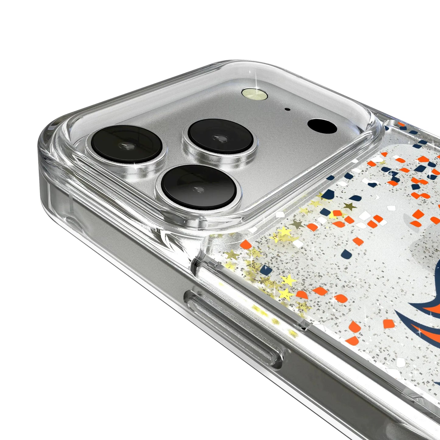 Denver Broncos Confetti Glitter Phone Case for Apple iPhone
