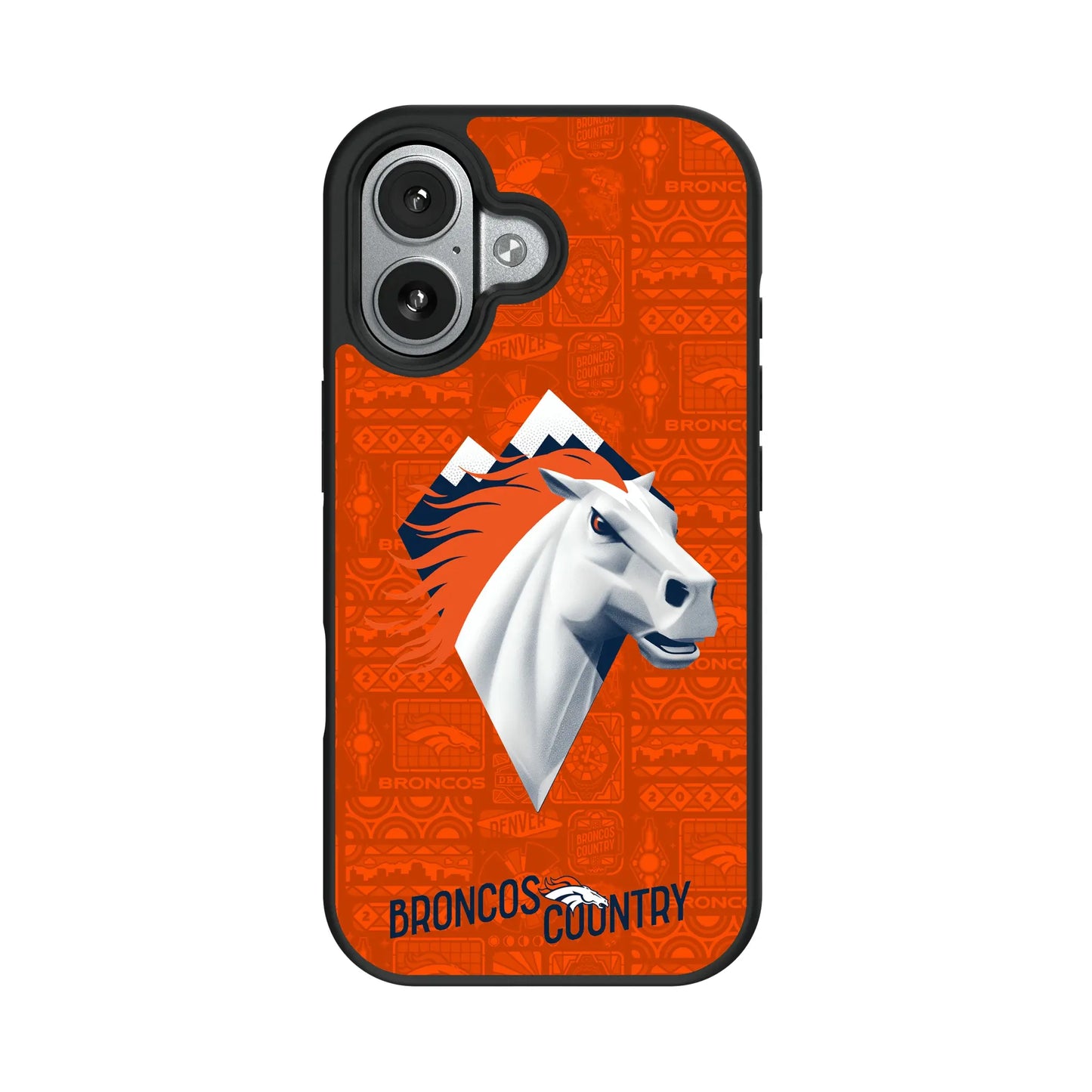 Denver Broncos Deco Bump Phone Case for Apple iPhone