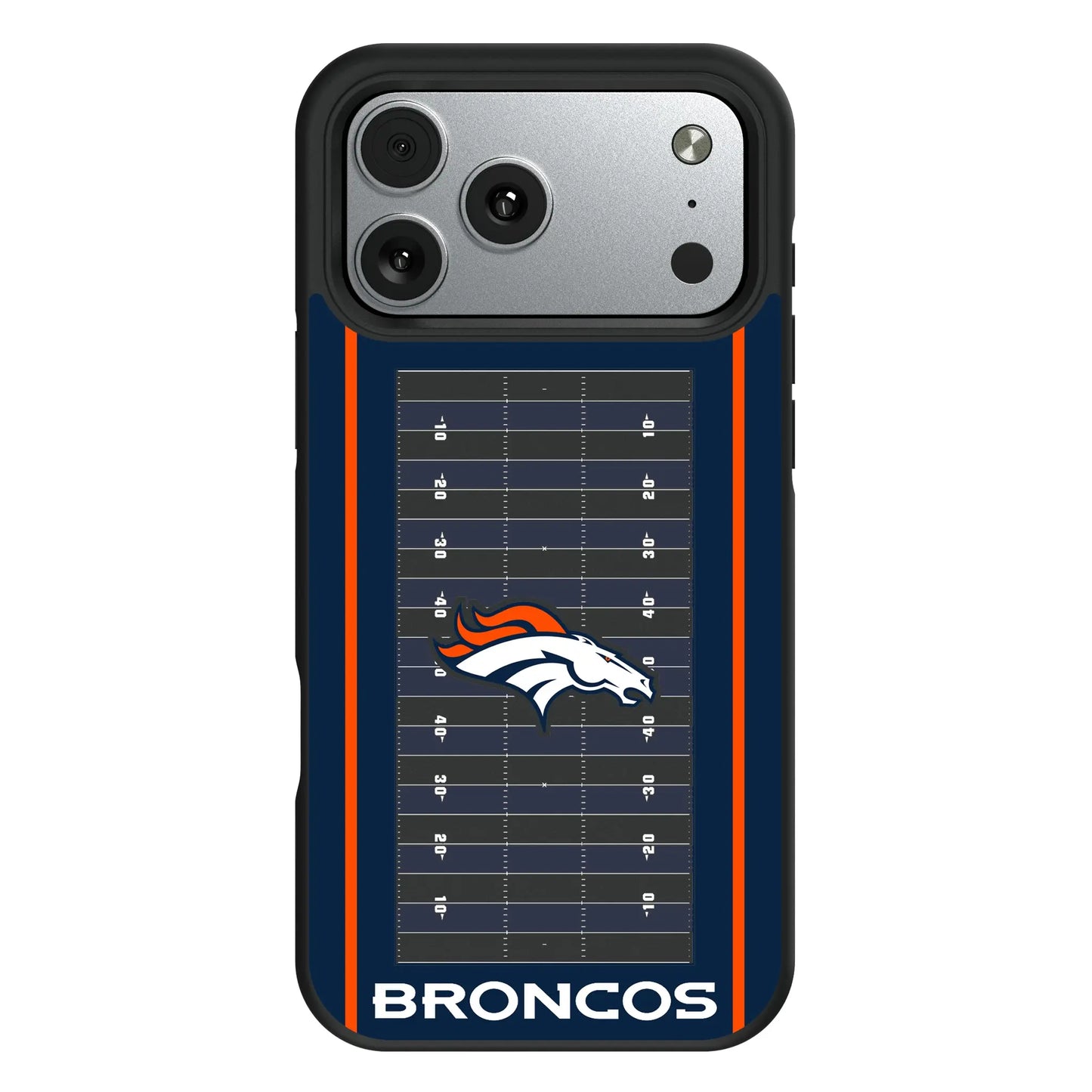 Denver Broncos Field Bump Phone Case for Apple iPhone