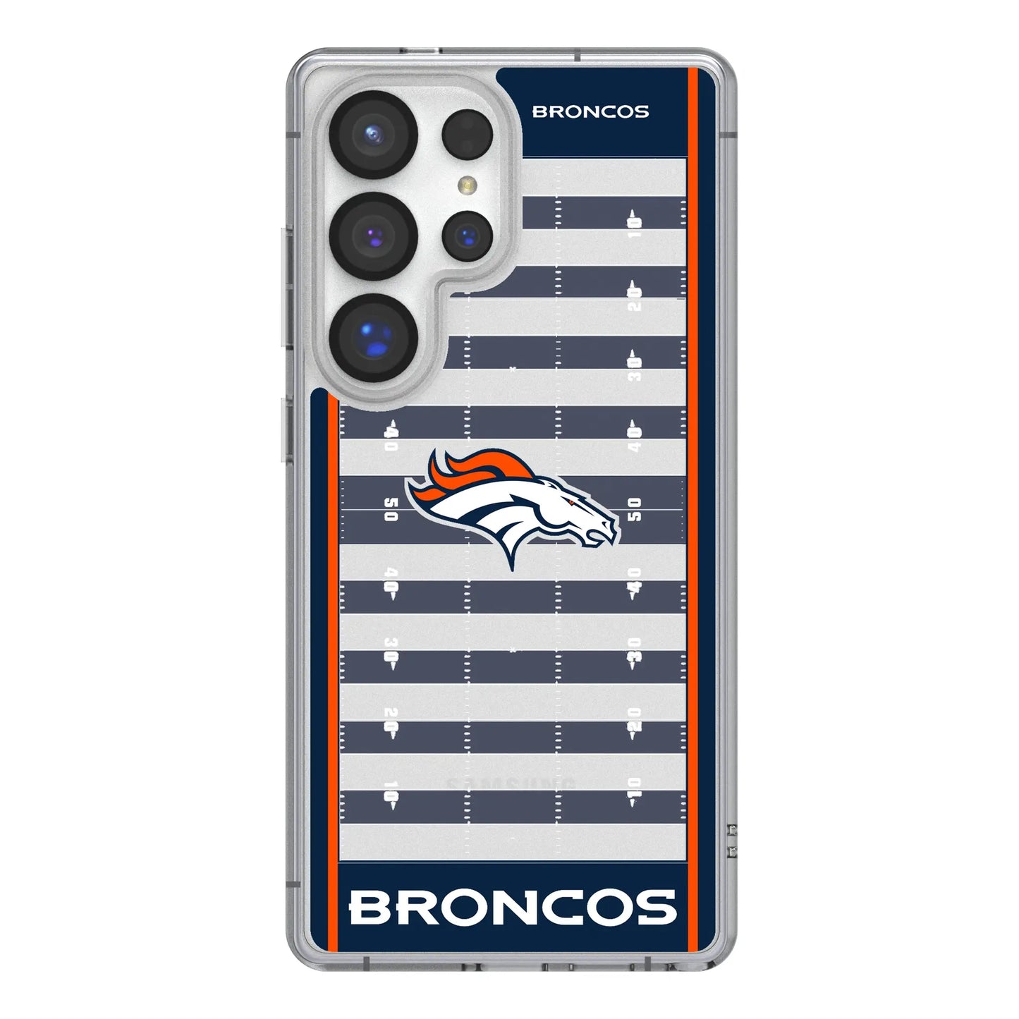 Denver Broncos Field Clear Phone Case for Samsung Galaxy