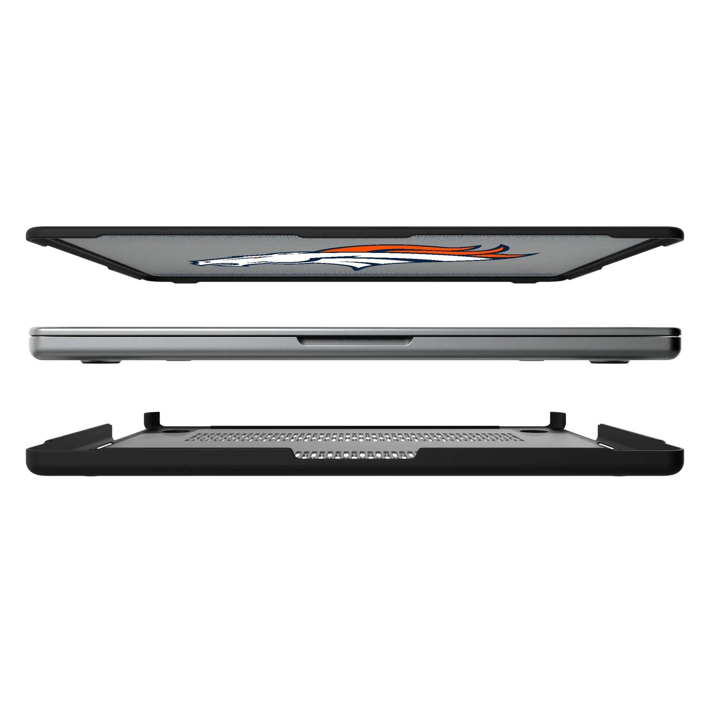 Denver Broncos Linen Laptop Case for Apple MacBook
