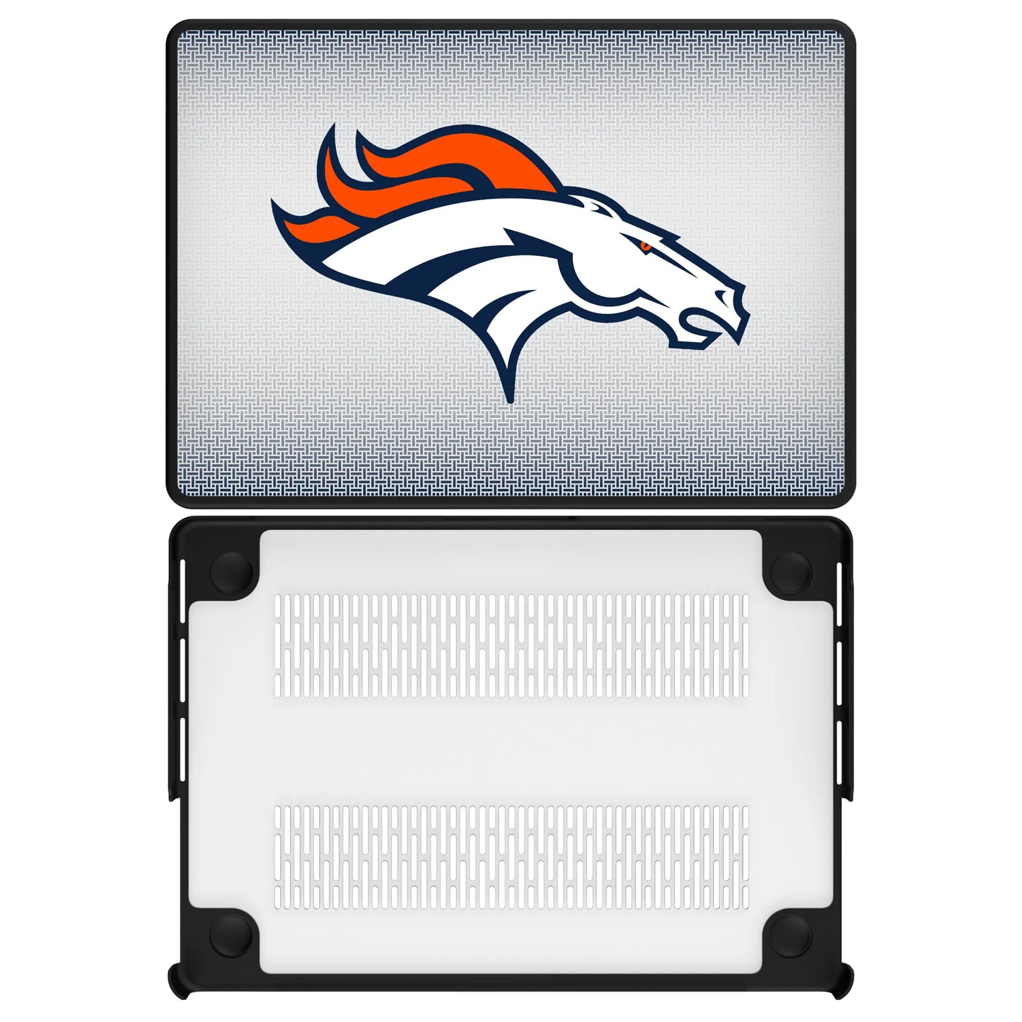 Denver Broncos Linen Laptop Case for Apple MacBook