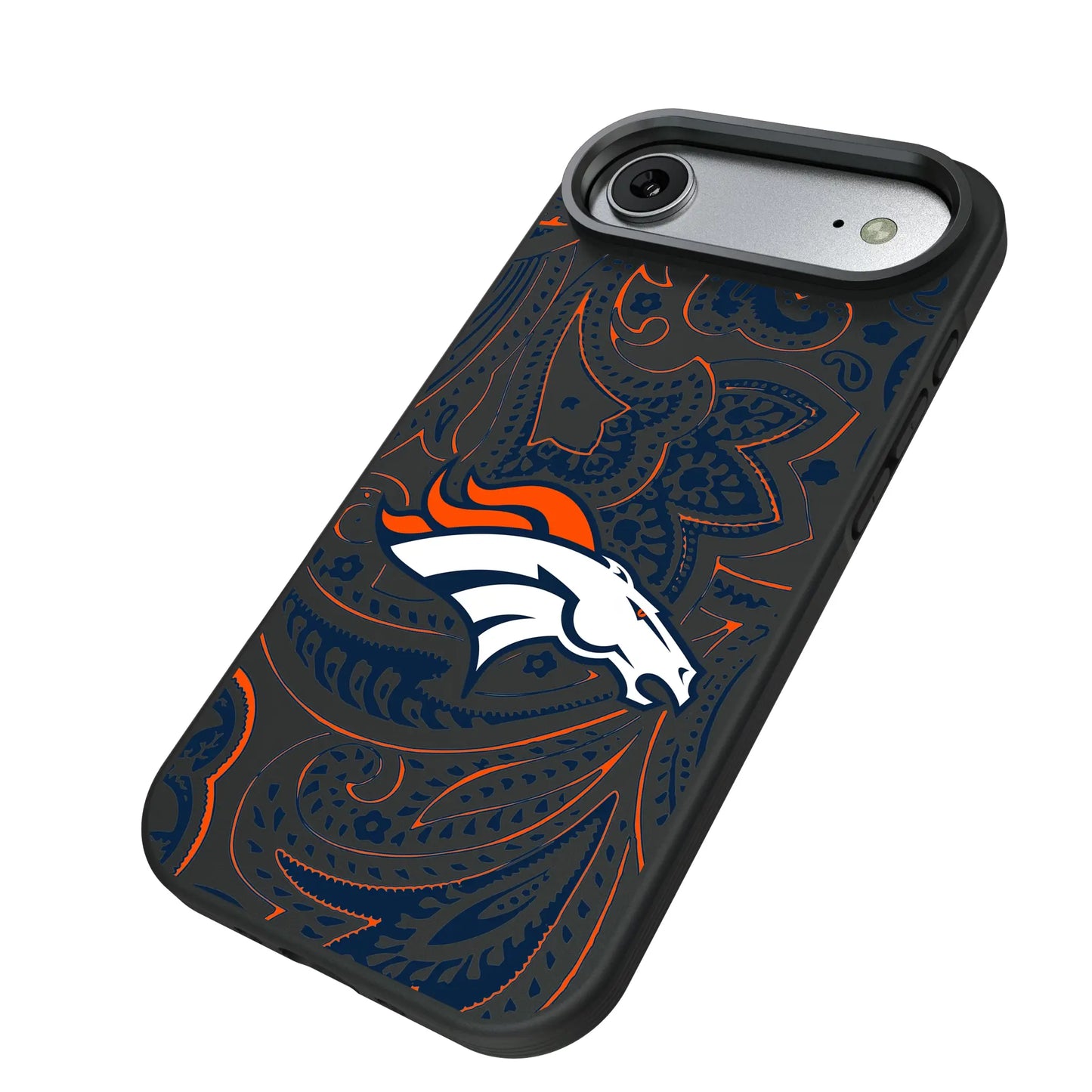 Denver Broncos Paisley Bump Phone Case for Apple iPhone