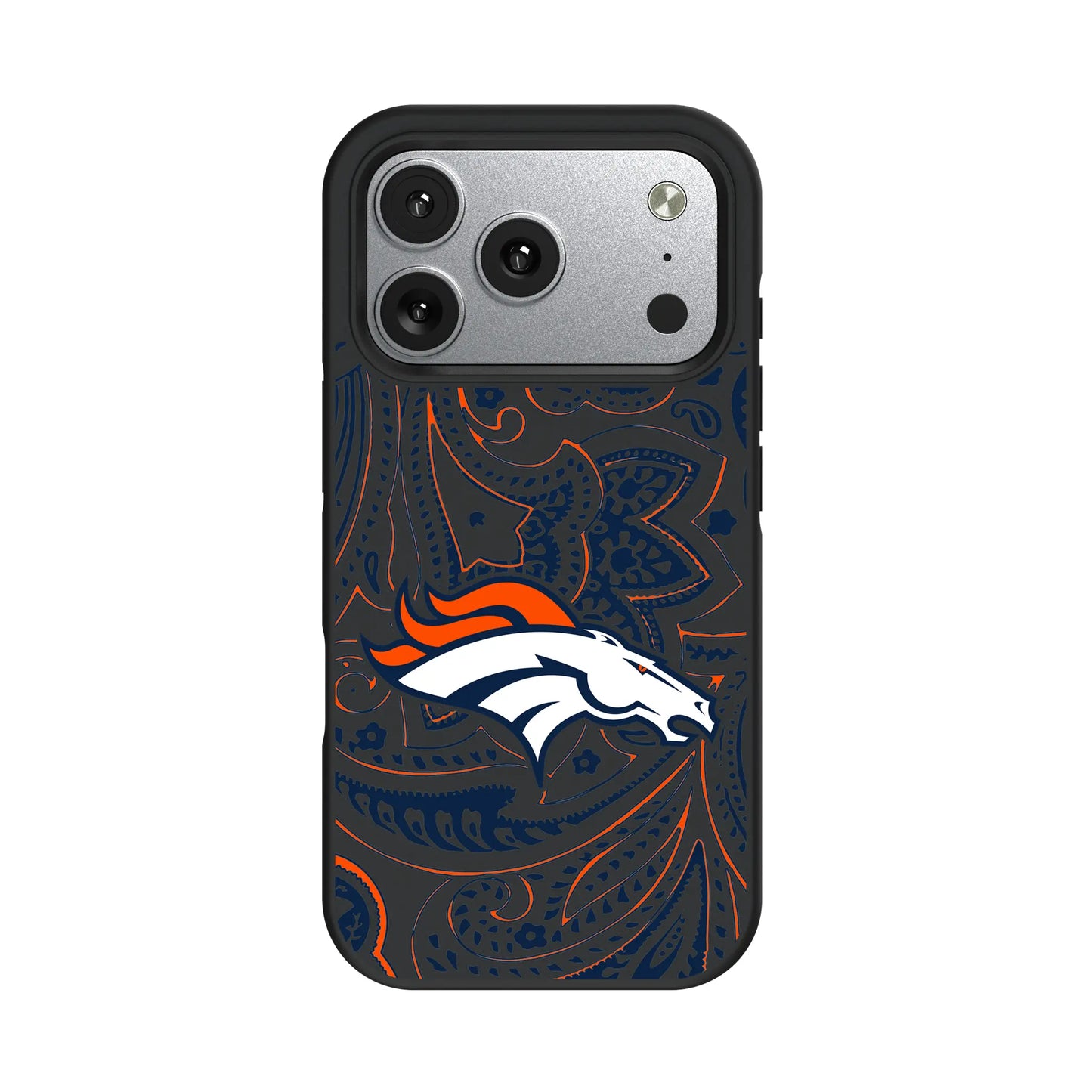 Denver Broncos Paisley Bump Phone Case for Apple iPhone