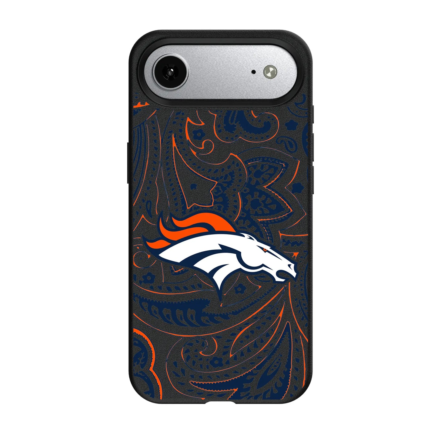 Denver Broncos Paisley MagSafe Compatible Phone Case for Apple iPhone