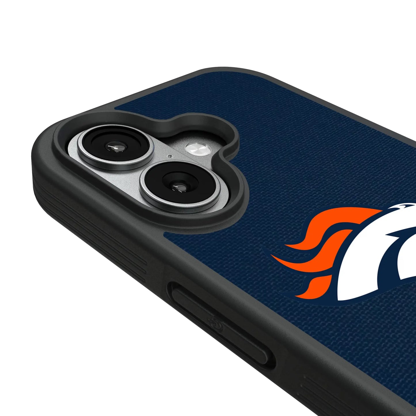 Denver Broncos Stripe Bump Phone Case for Apple iPhone