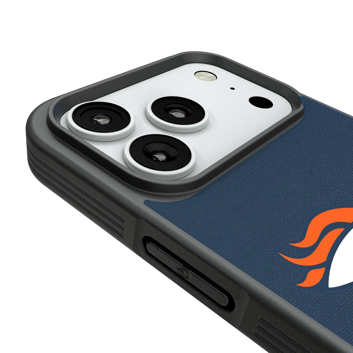 Denver Broncos Stripe Bump Phone Case for Apple iPhone