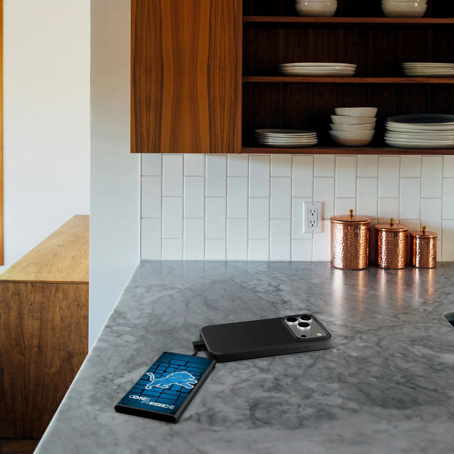 Detroit Lions Brick 5000mAh Flat Powerbank