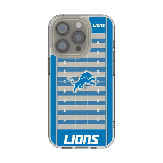 Detroit Lions Field Clear Phone Case for Apple iPhone