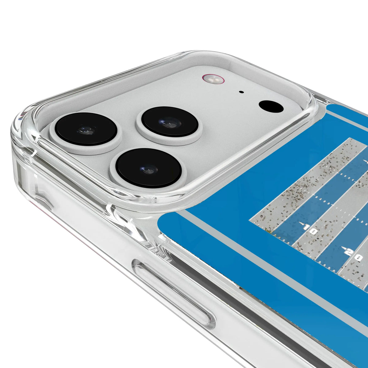 Detroit Lions Field Glitter Phone Case for Apple iPhone