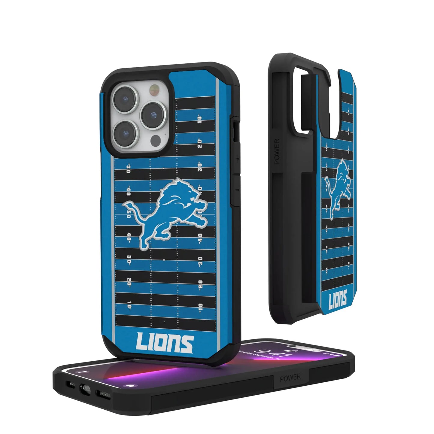 Detroit Lions Field Rugged Phone Case for Apple iPhone