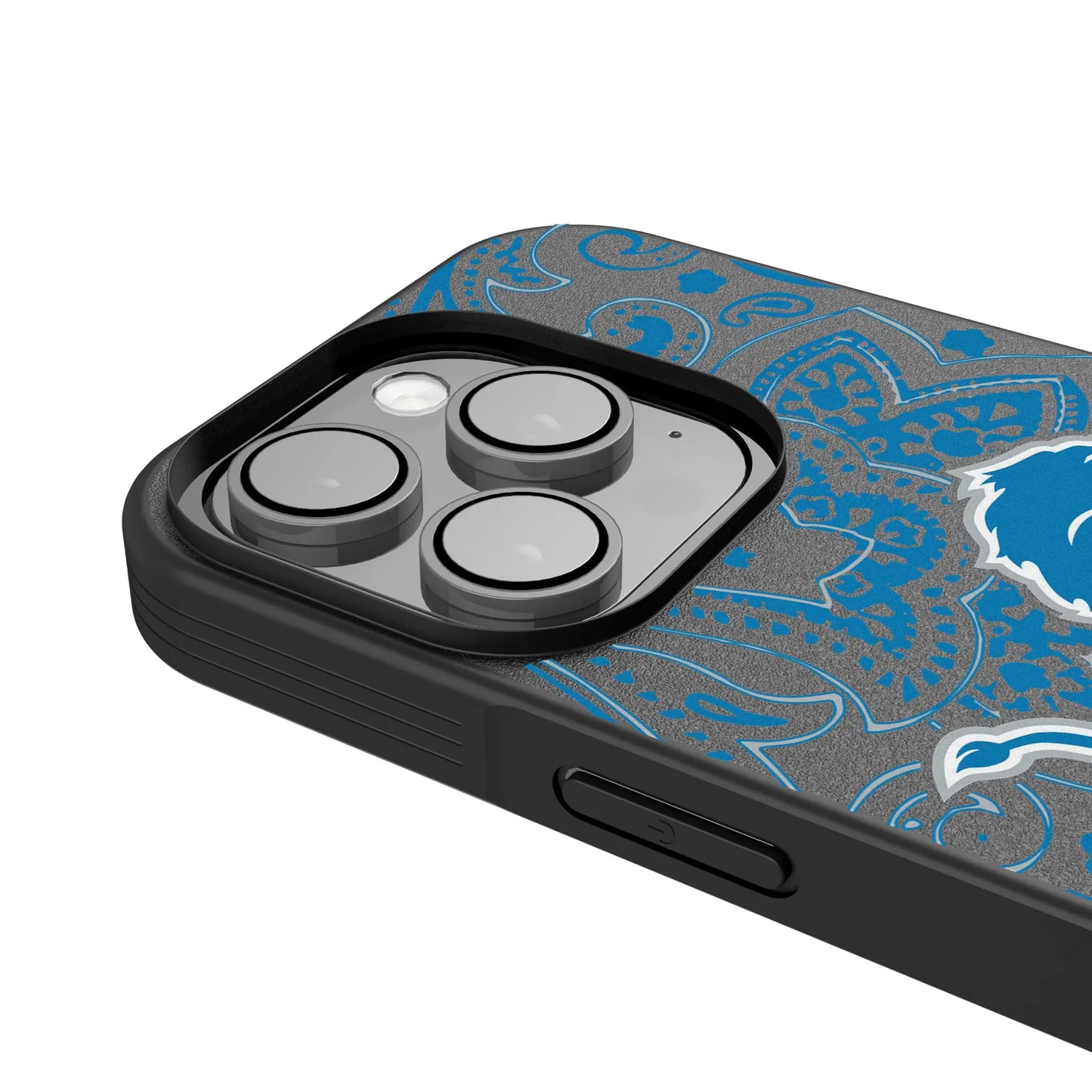 Detroit Lions Paisley Bump Phone Case for Apple iPhone