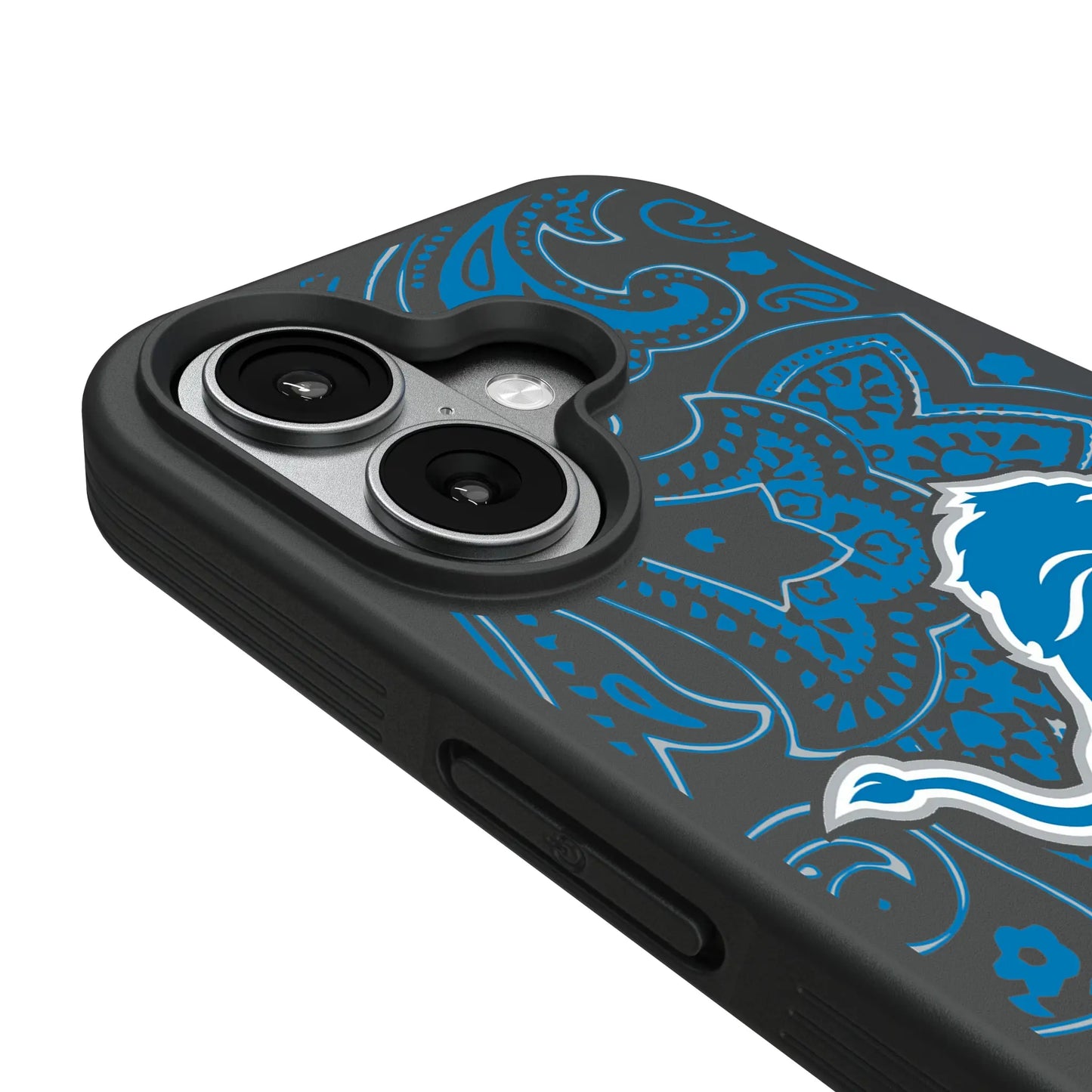Detroit Lions Paisley Bump Phone Case for Apple iPhone
