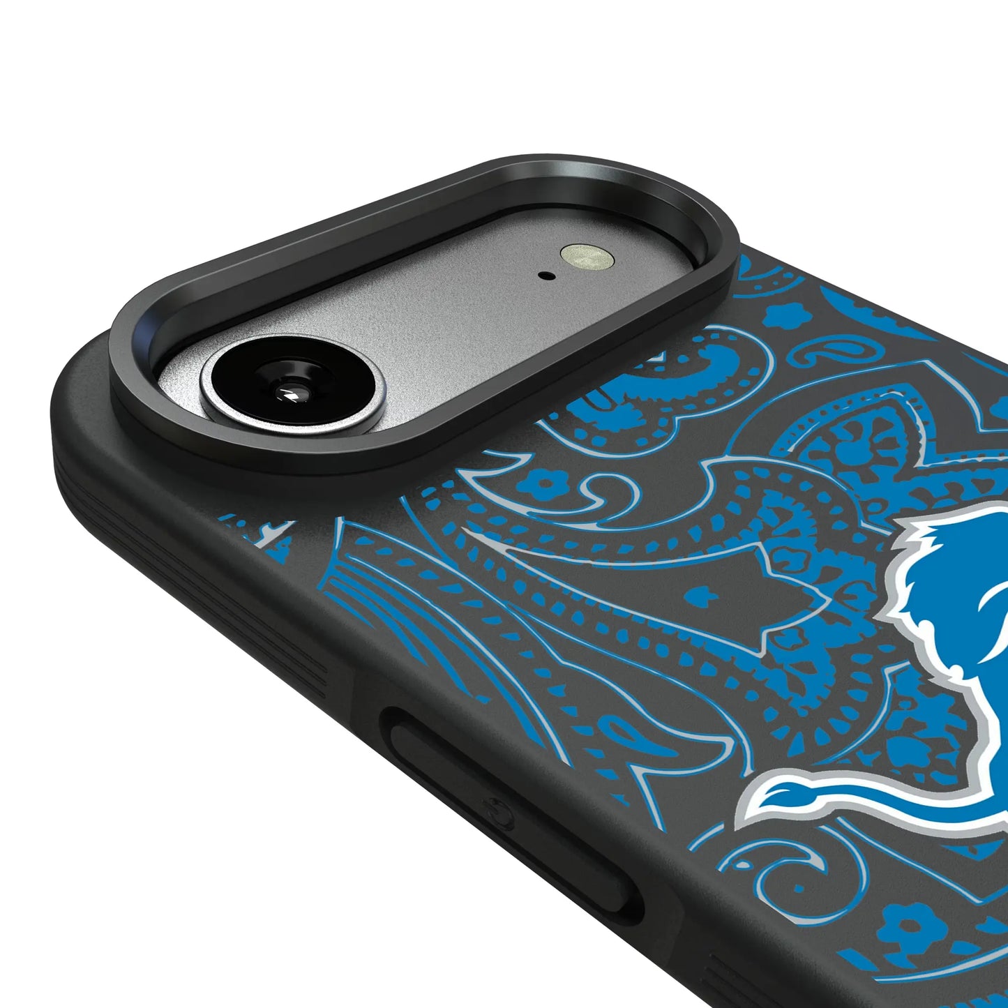 Detroit Lions Paisley Bump Phone Case for Apple iPhone