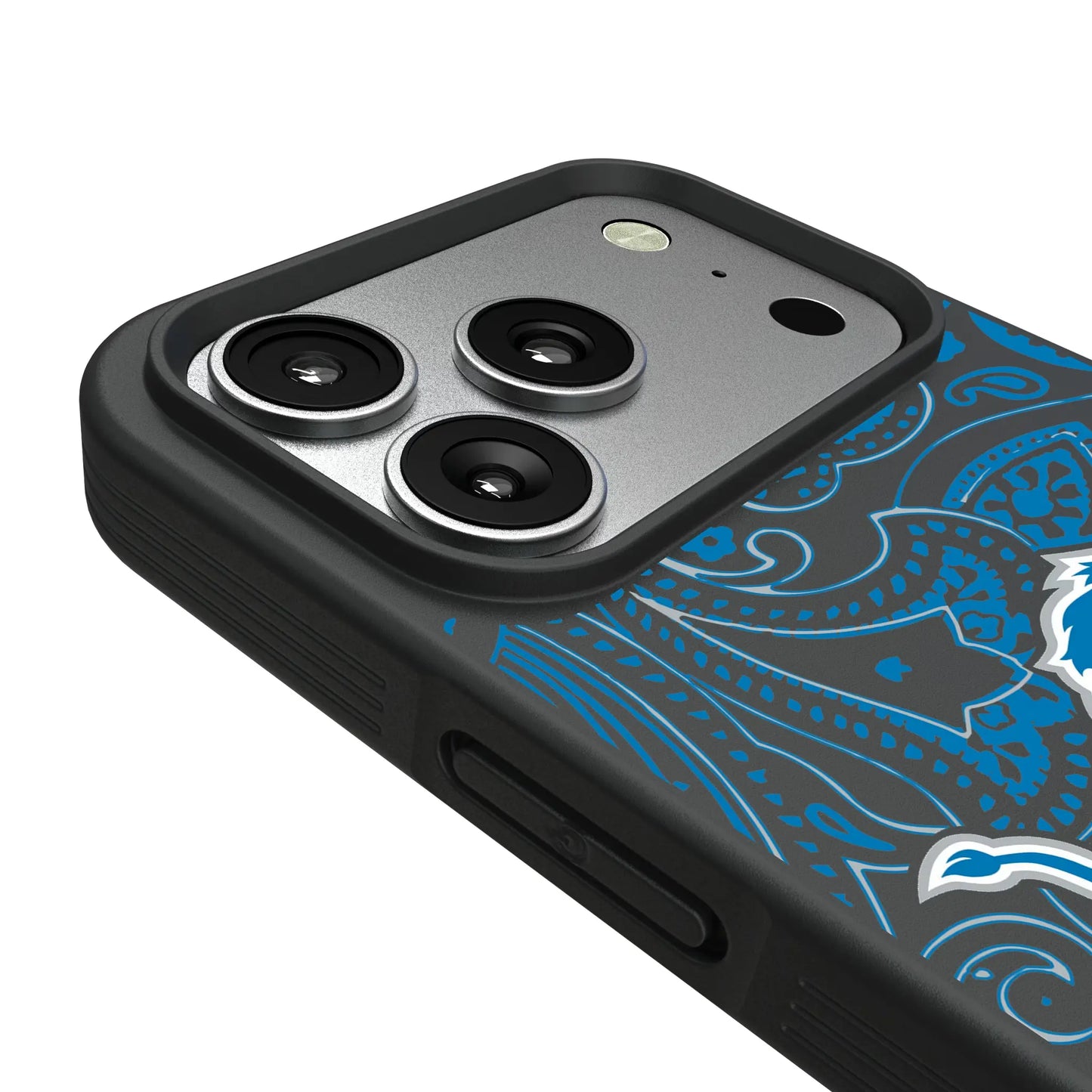 Detroit Lions Paisley Bump Phone Case for Apple iPhone
