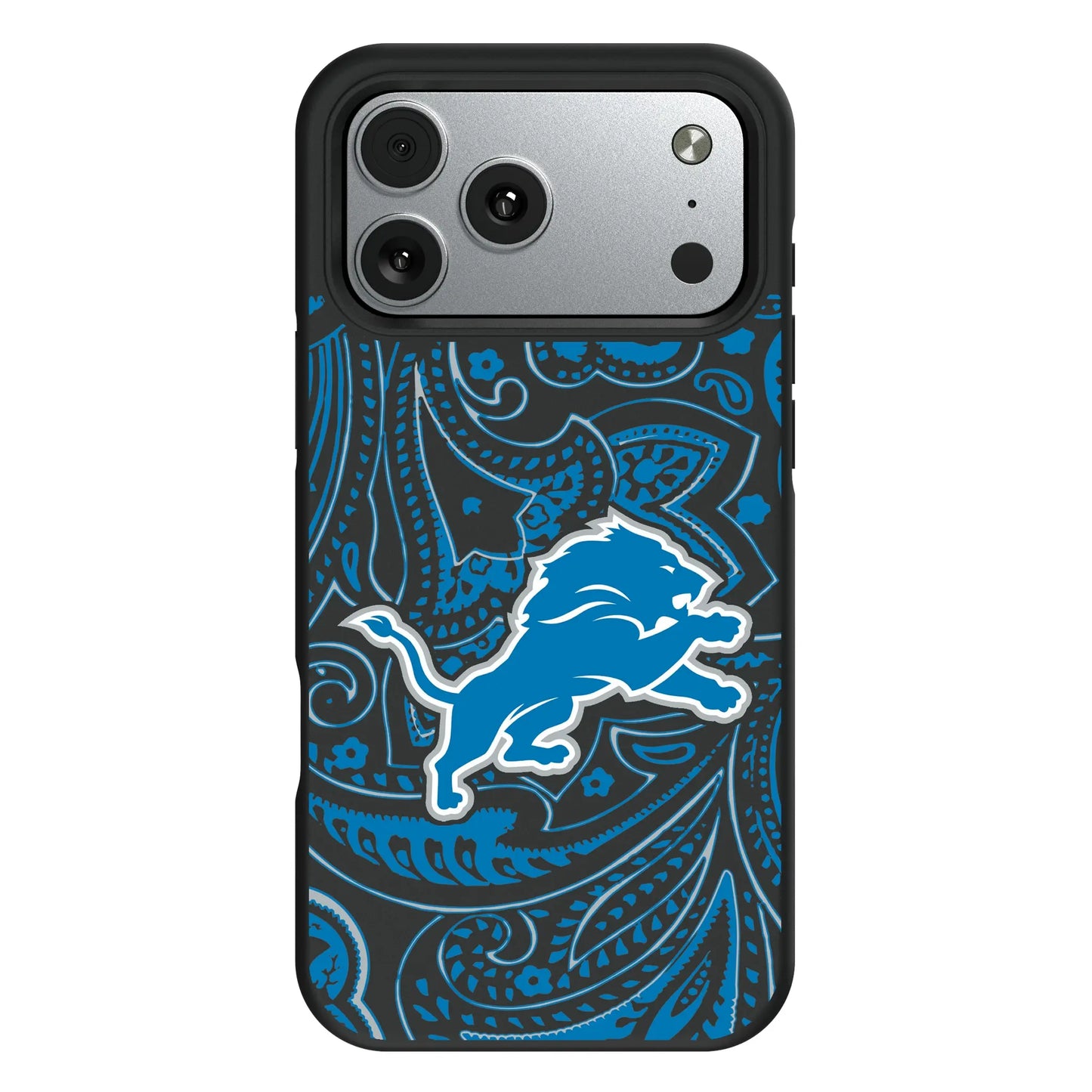 Detroit Lions Paisley Bump Phone Case for Apple iPhone