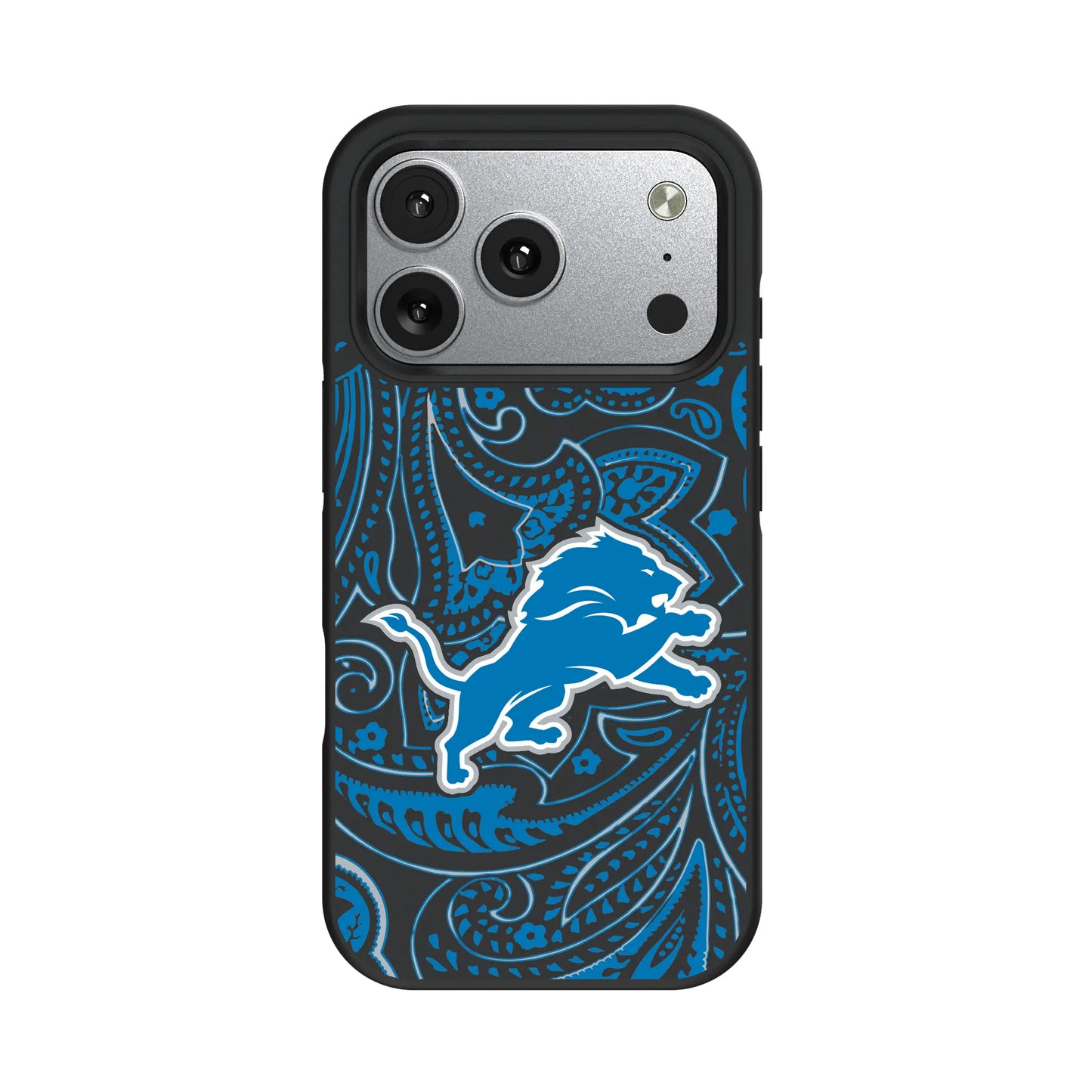 Detroit Lions Paisley Bump Phone Case for Apple iPhone