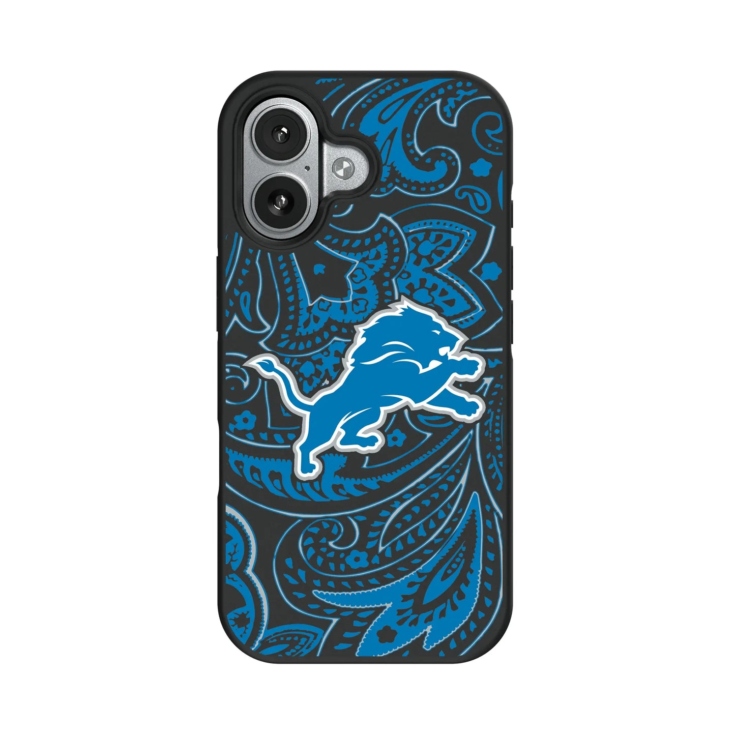 Detroit Lions Paisley Bump Phone Case for Apple iPhone