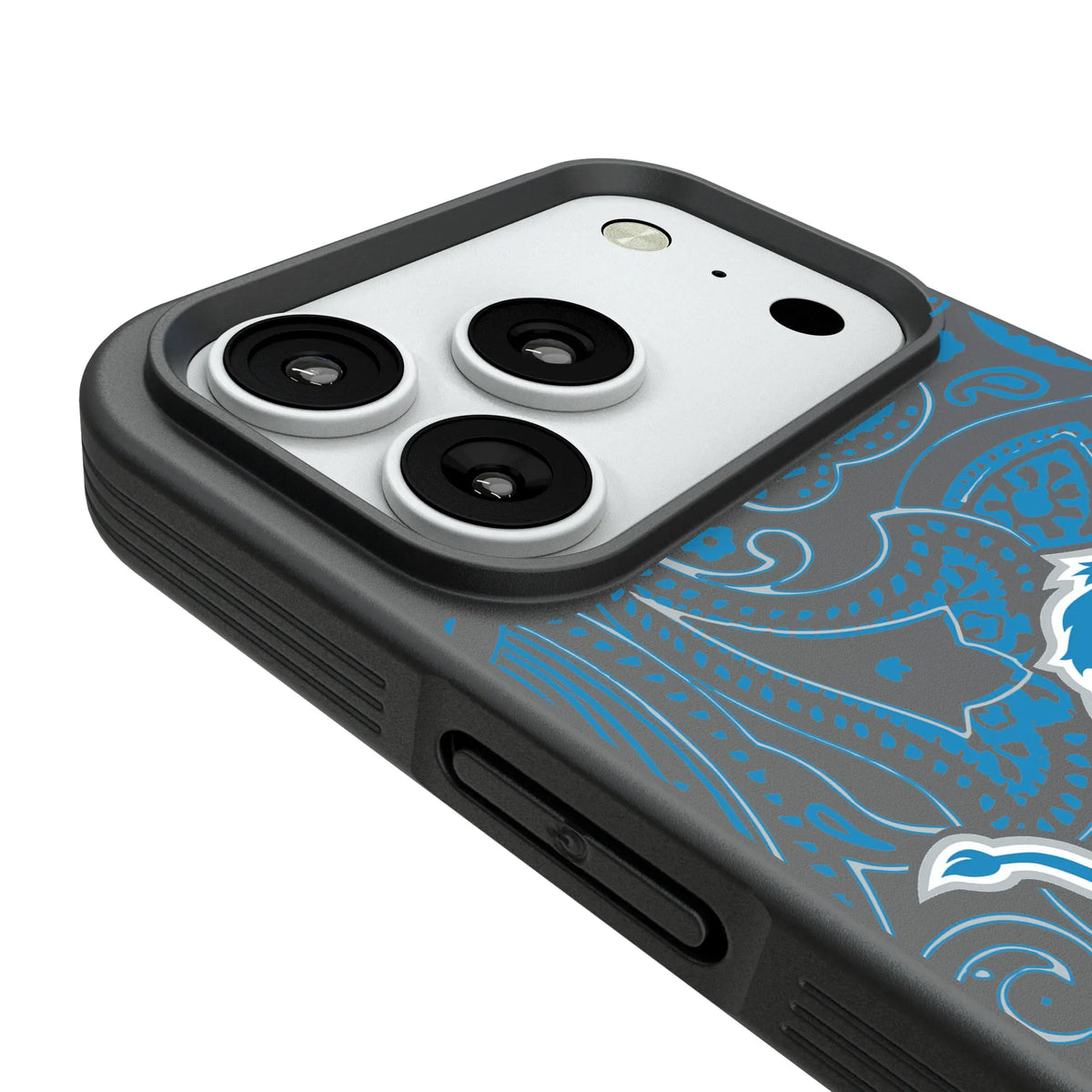 Detroit Lions Paisley Bump Phone Case for Apple iPhone