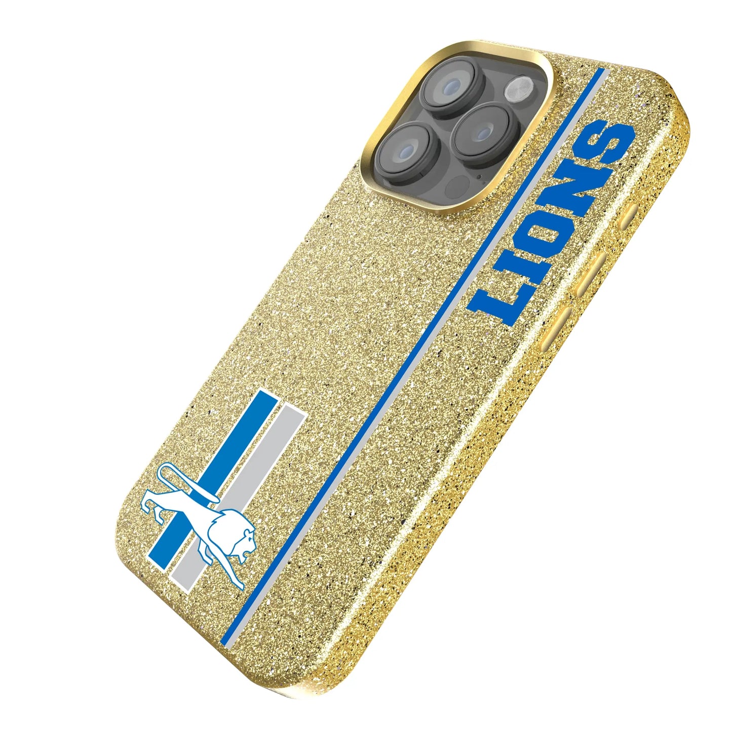 Detroit Lions Retro Sidebar Bling Phone Case for Apple iPhone